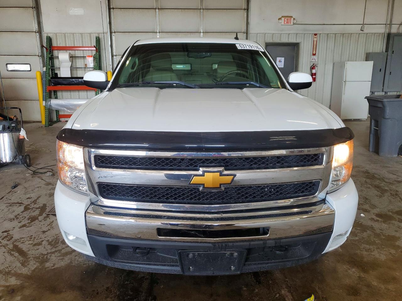 2009 Chevrolet Silverado K1500 Ltz White vin: 3GCEK33M09G125489