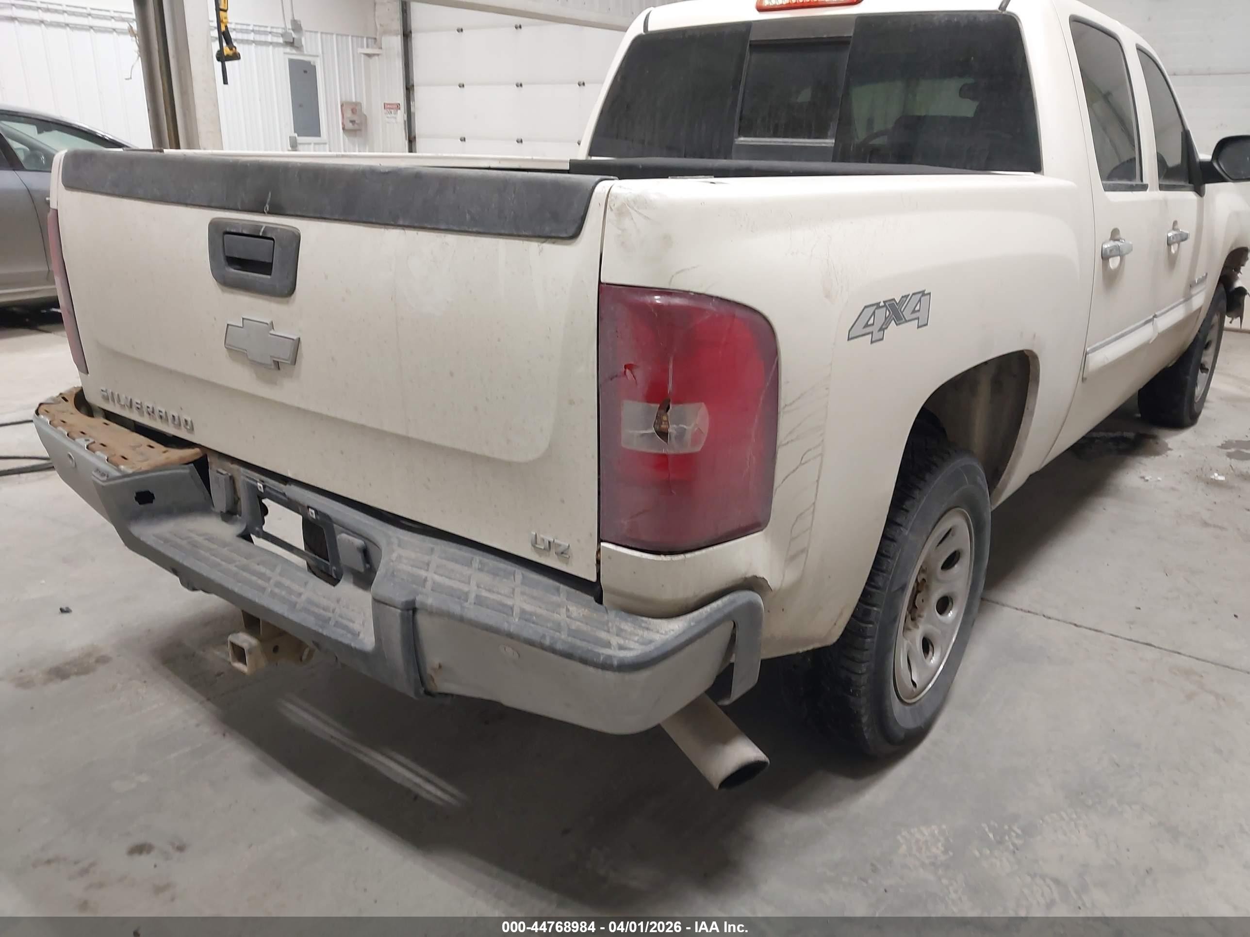 2009 Chevrolet Silverado 1500 Ltz White vin: 3GCEK33M19G158288