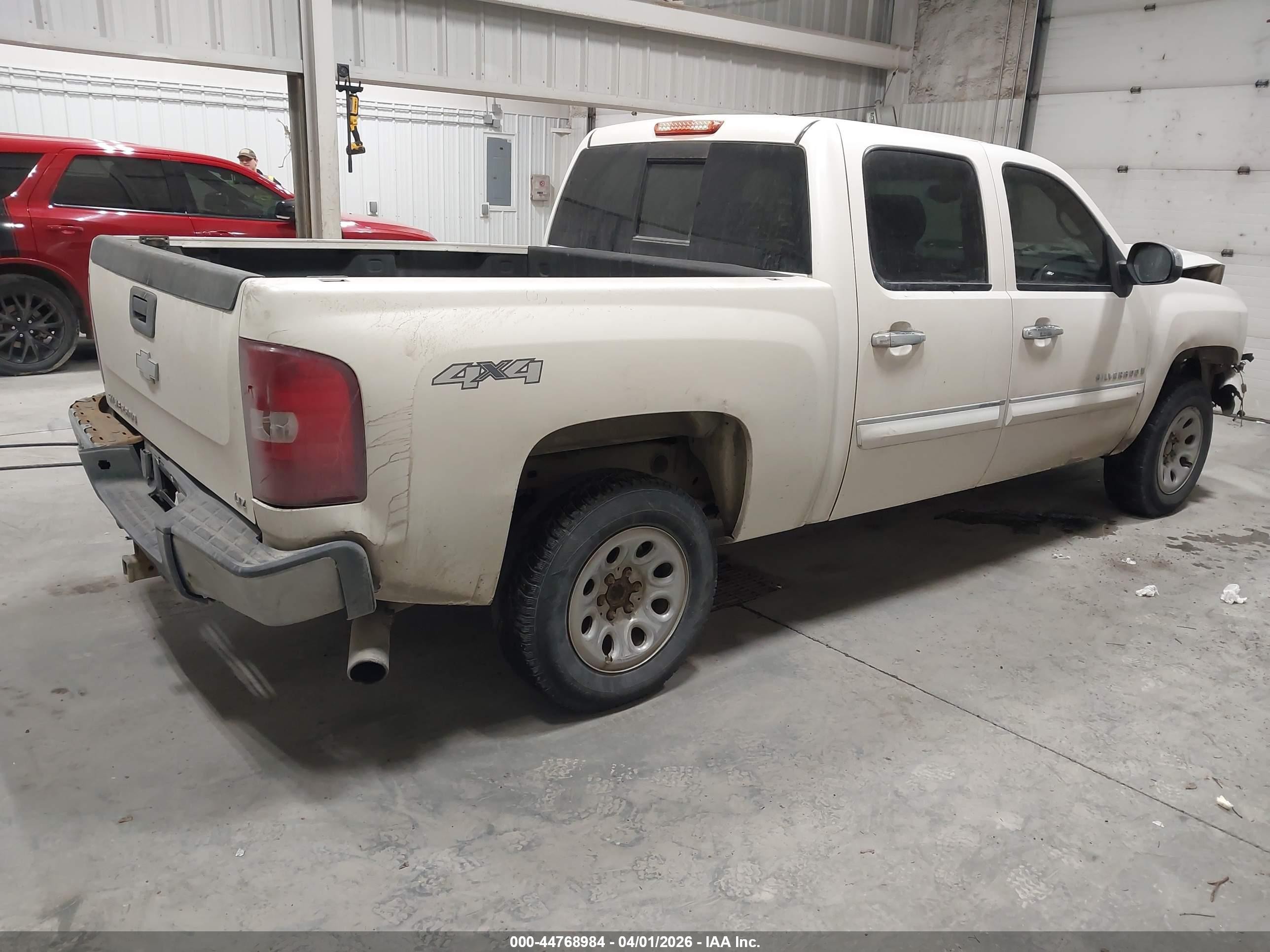 2009 Chevrolet Silverado 1500 Ltz White vin: 3GCEK33M19G158288