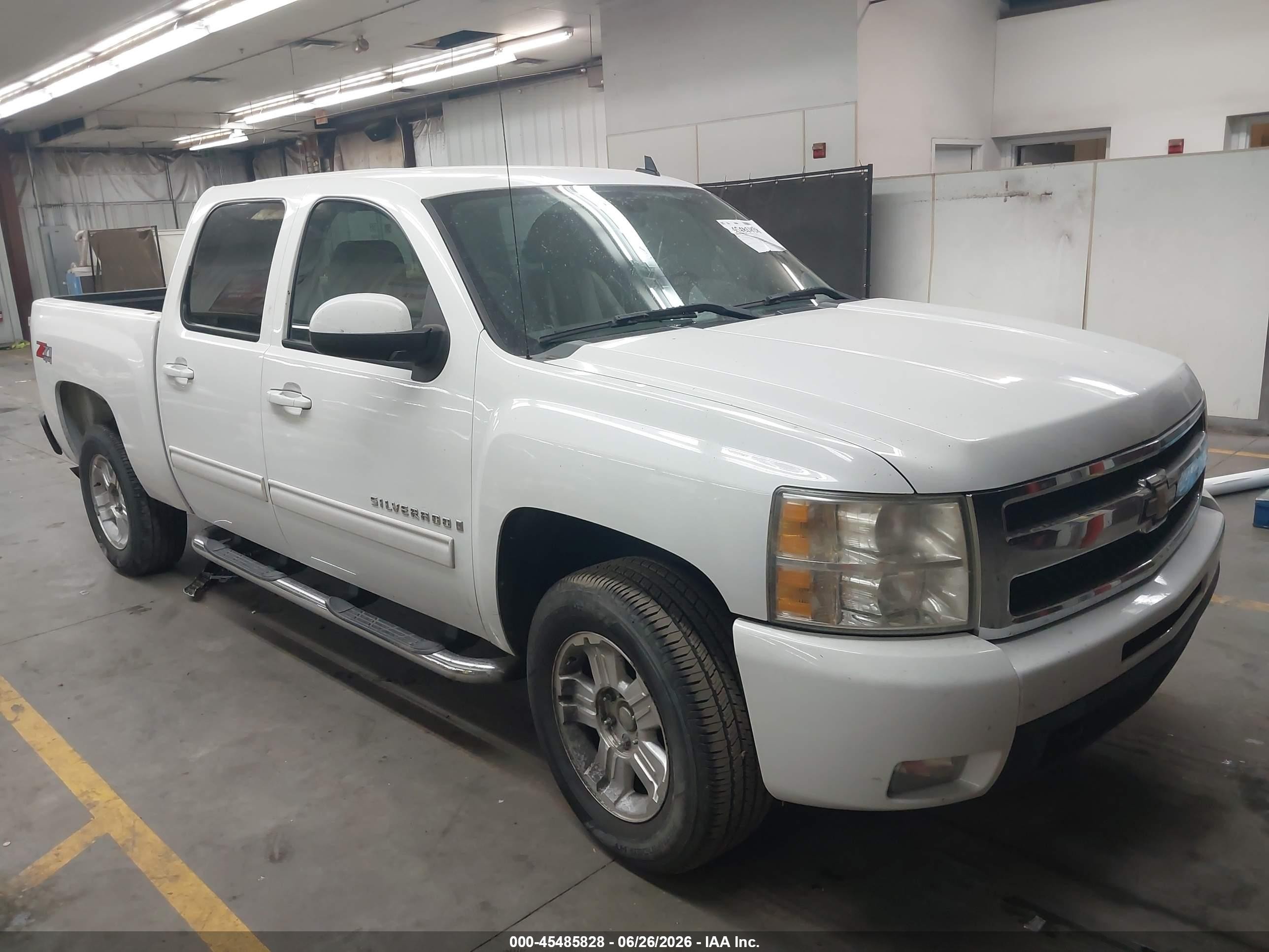 2009 Chevrolet Silverado 1500 Ltz White vin: 3GCEK33M39G102448