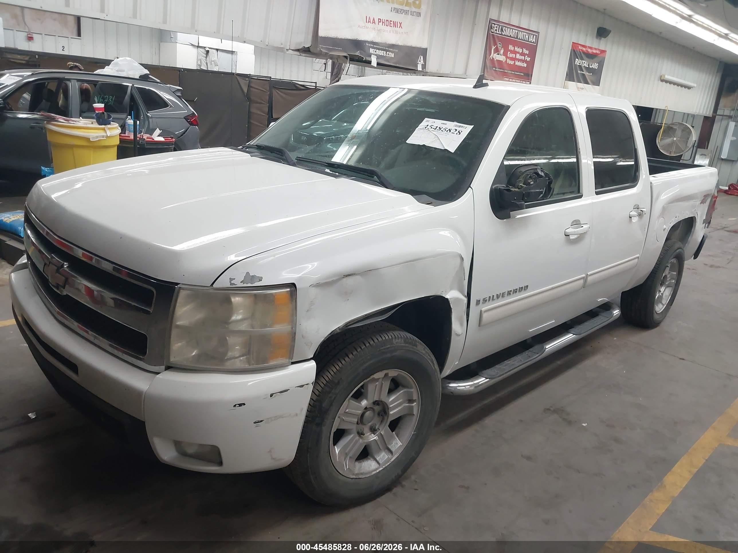 2009 Chevrolet Silverado 1500 Ltz White vin: 3GCEK33M39G102448