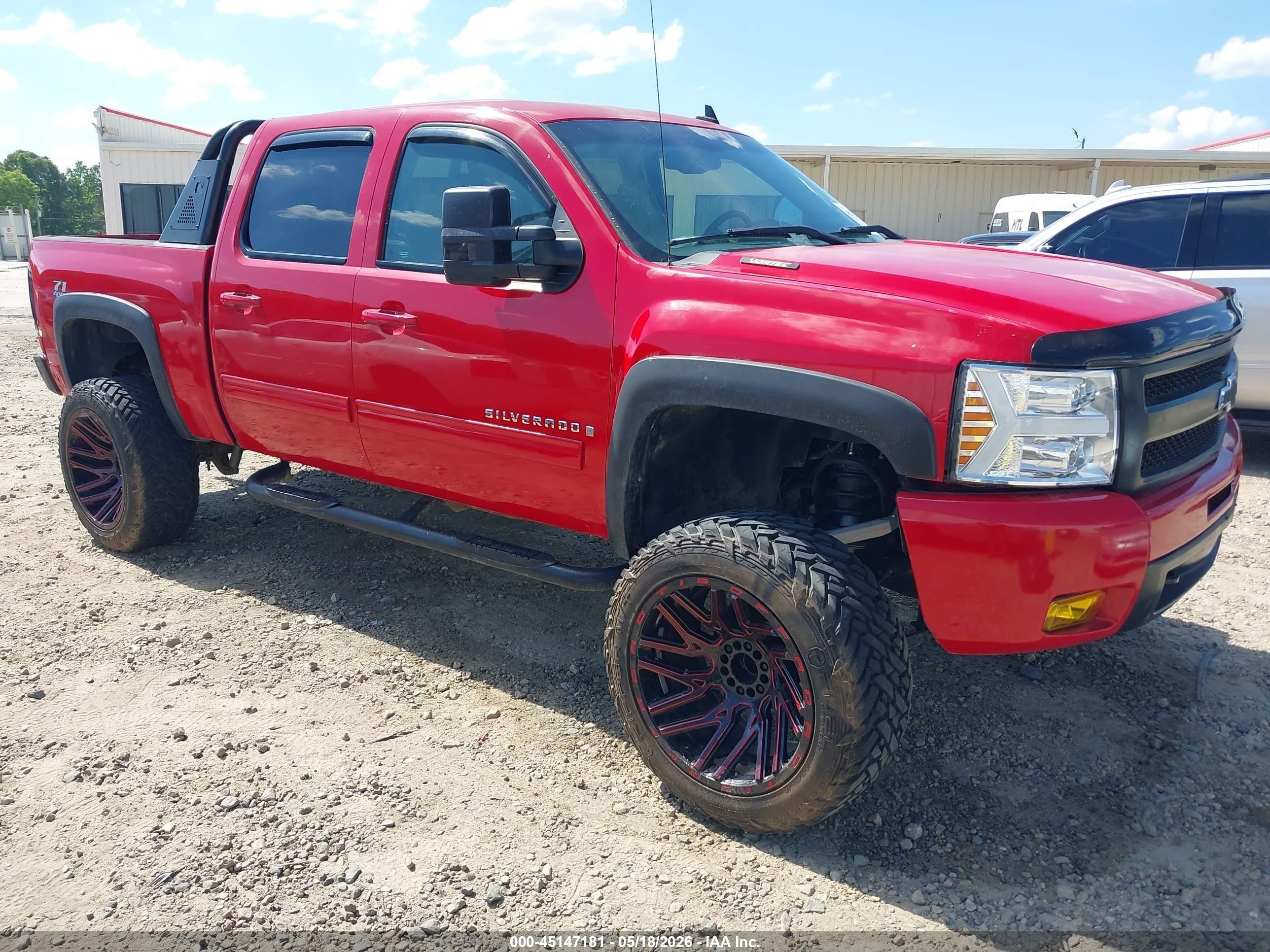 2009 Chevrolet Silverado 1500 Ltz Red vin: 3GCEK33M79G228134