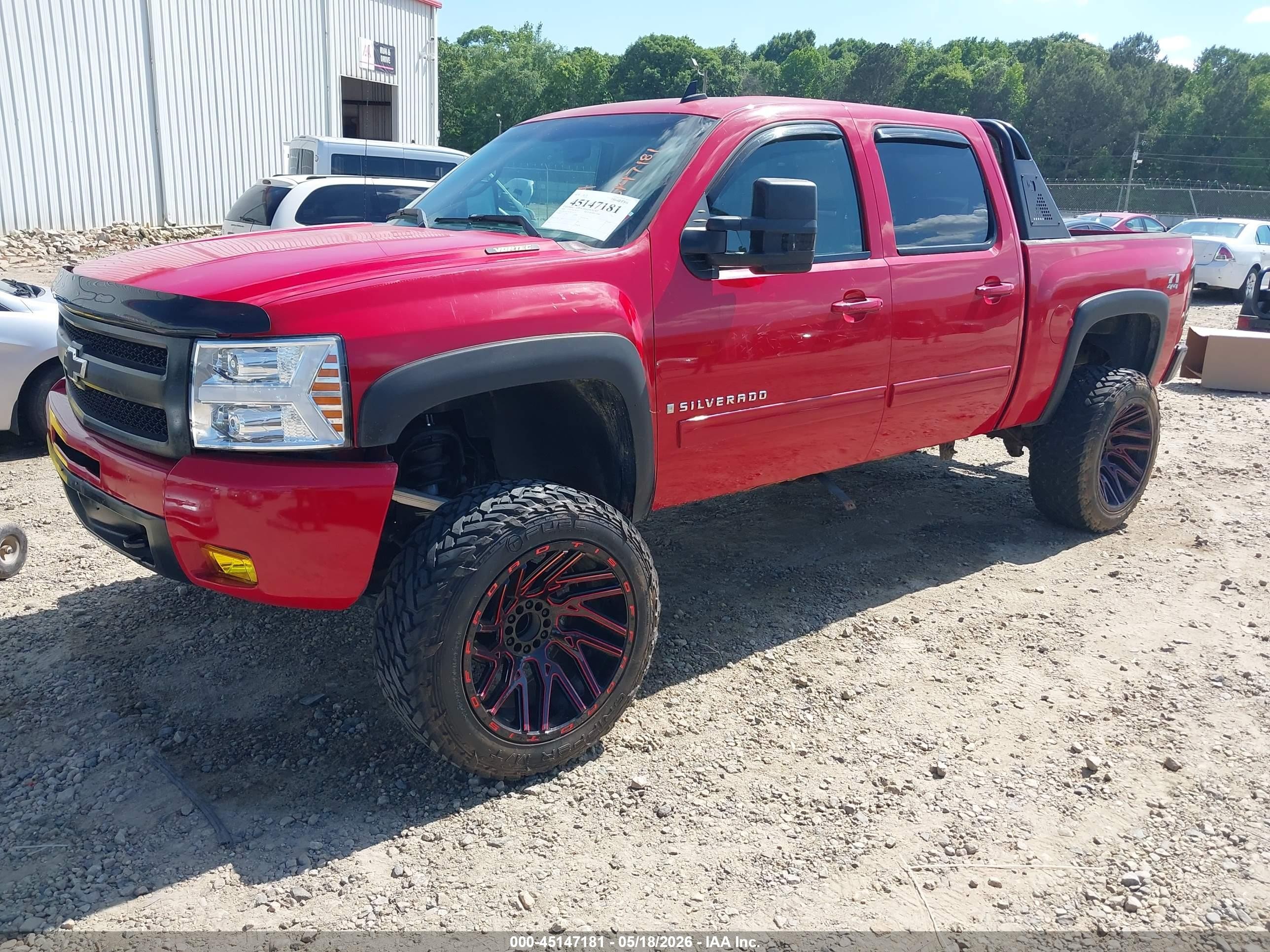 2009 Chevrolet Silverado 1500 Ltz Red vin: 3GCEK33M79G228134