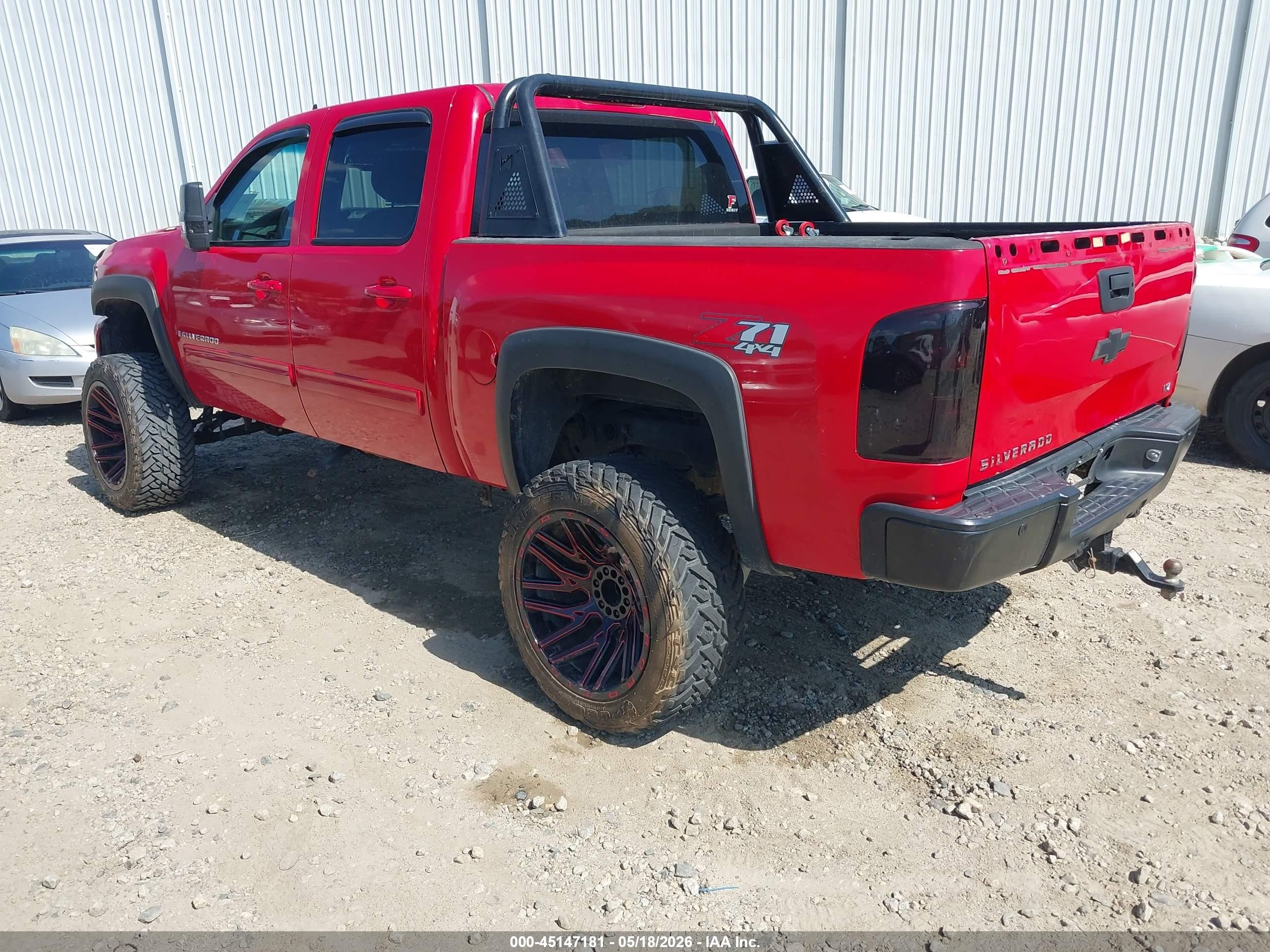 2009 Chevrolet Silverado 1500 Ltz Red vin: 3GCEK33M79G228134
