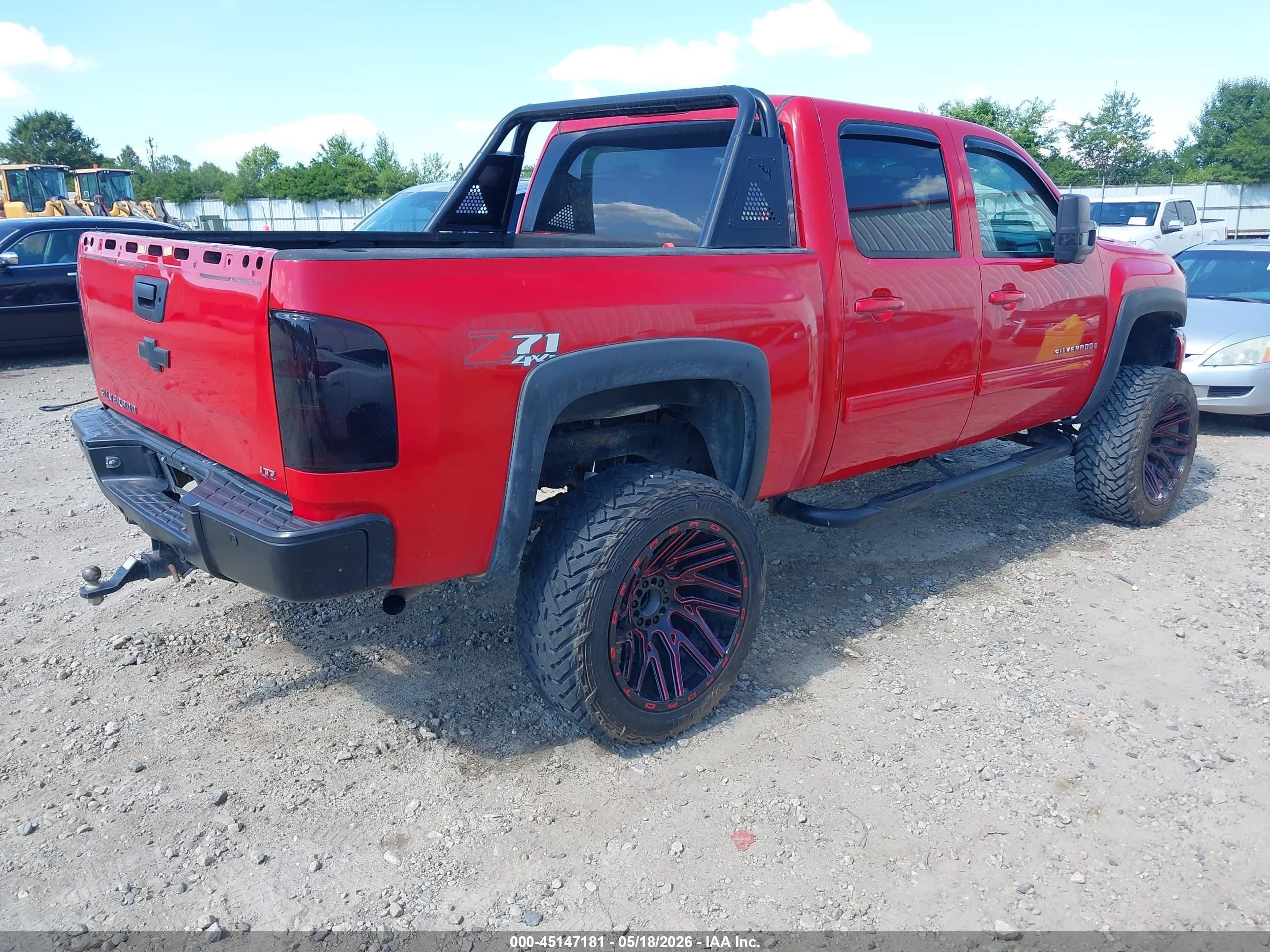 2009 Chevrolet Silverado 1500 Ltz Red vin: 3GCEK33M79G228134