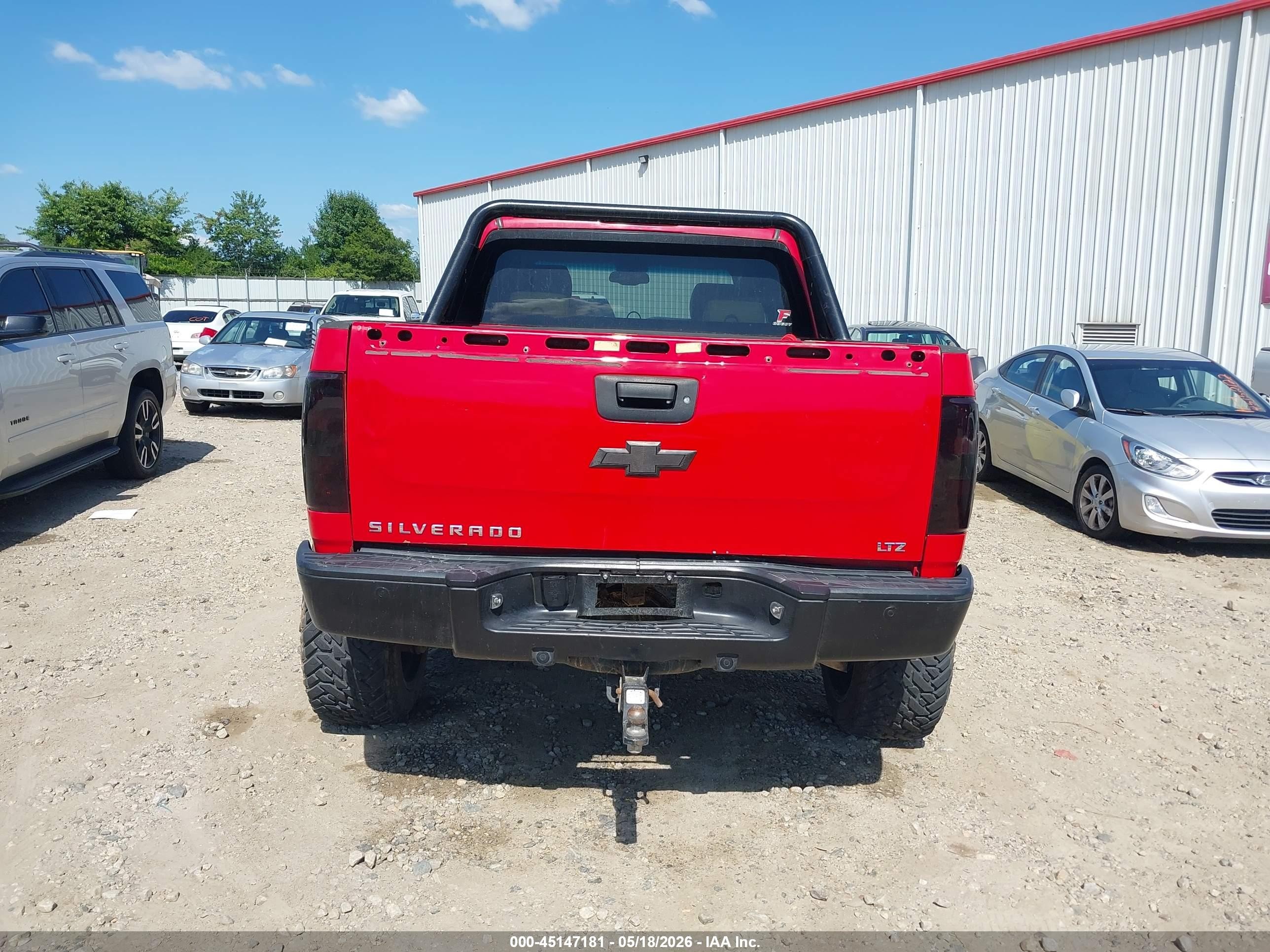 2009 Chevrolet Silverado 1500 Ltz Red vin: 3GCEK33M79G228134