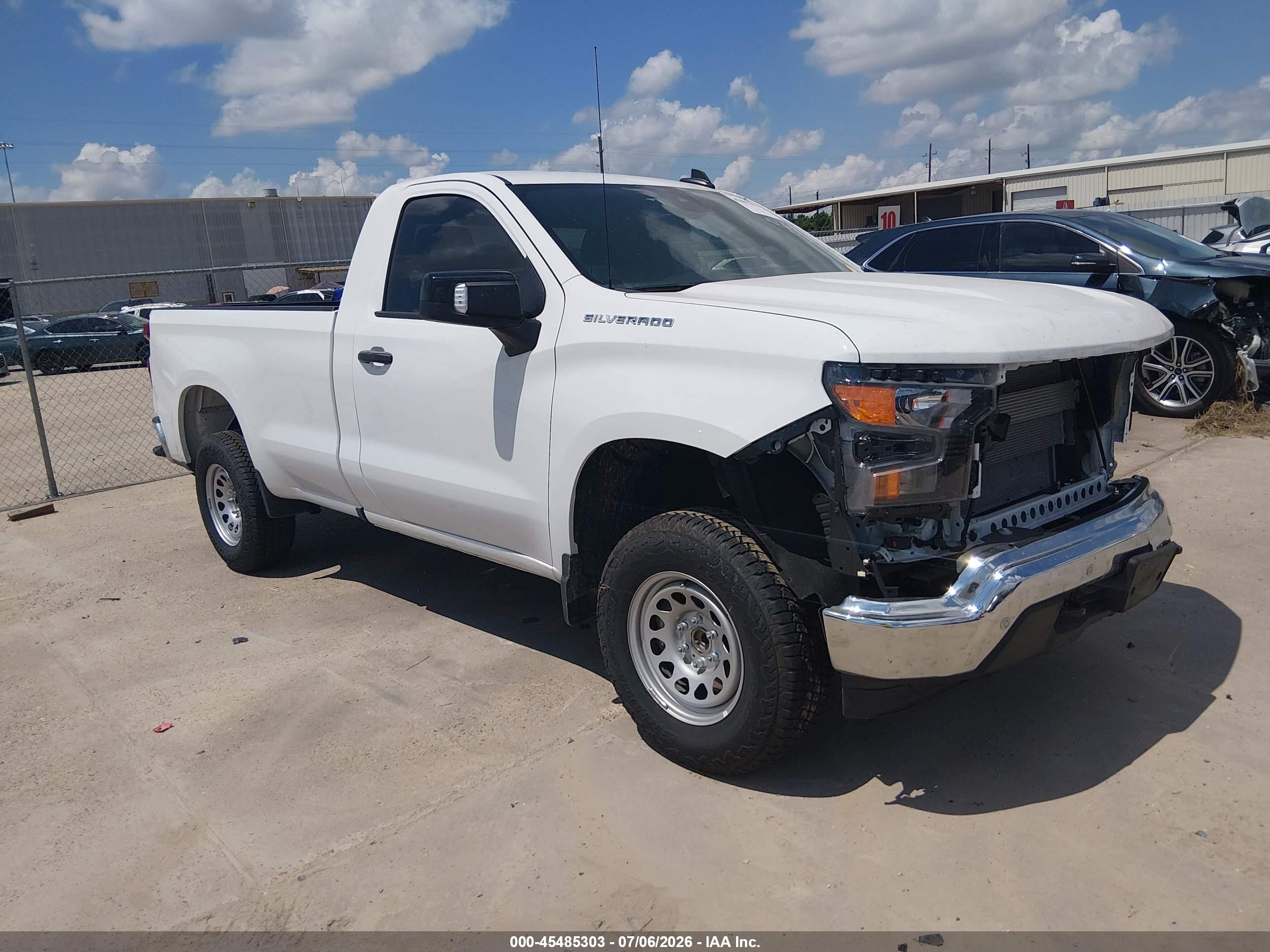 2026 Chevrolet Silverado 1500 2wd  Long Bed Wt White vin: 3GCNAAED2TG120175