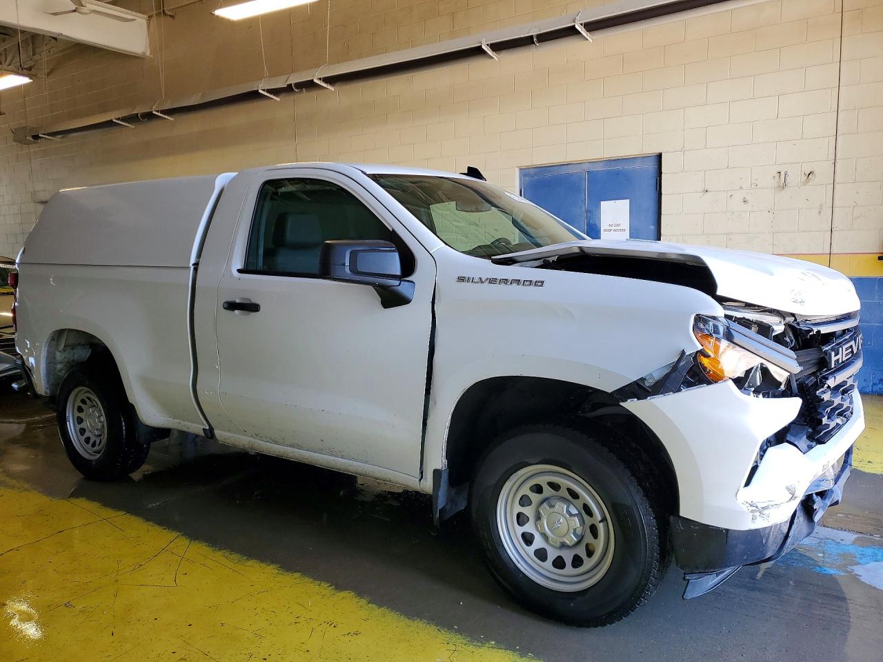 2023 Chevrolet Silverado C1500 White vin: 3GCNAAEK0PG360409