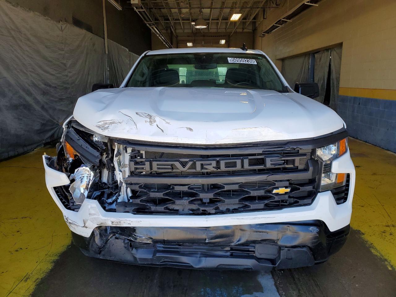 2023 Chevrolet Silverado C1500 White vin: 3GCNAAEK0PG360409