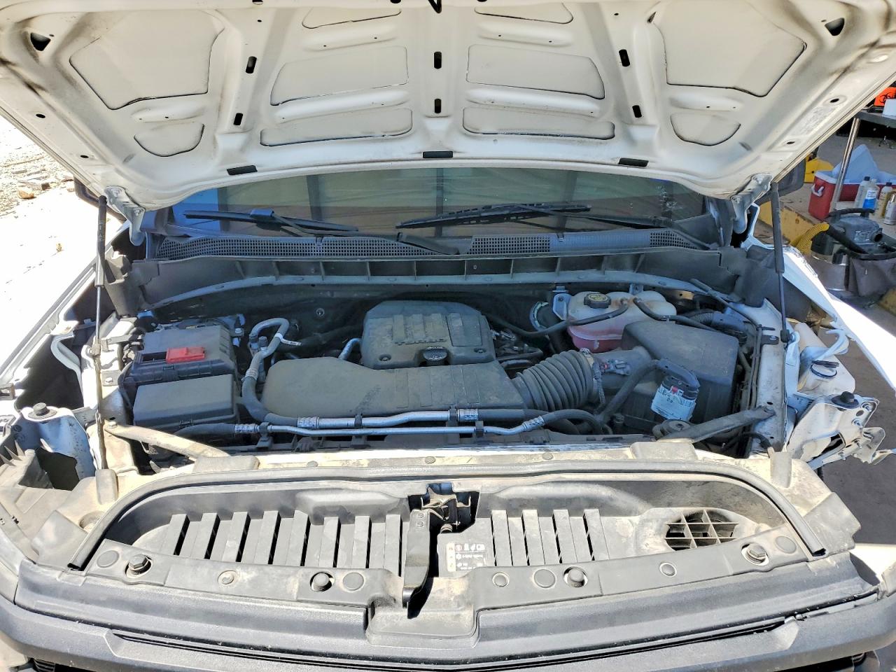 2023 Chevrolet Silverado C1500 White vin: 3GCNAAEK2PG338718