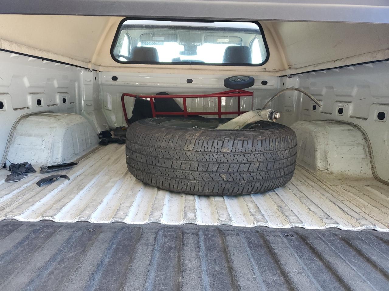 2023 Chevrolet Silverado C1500 White vin: 3GCNAAEK2PG338718 Damage: Inside Bed, Multiple Scratches Heavy, 10 Or More
