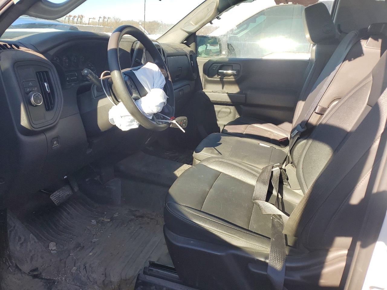 2024 Chevrolet Silverado C1500 White vin: 3GCNAAEK4RG353790