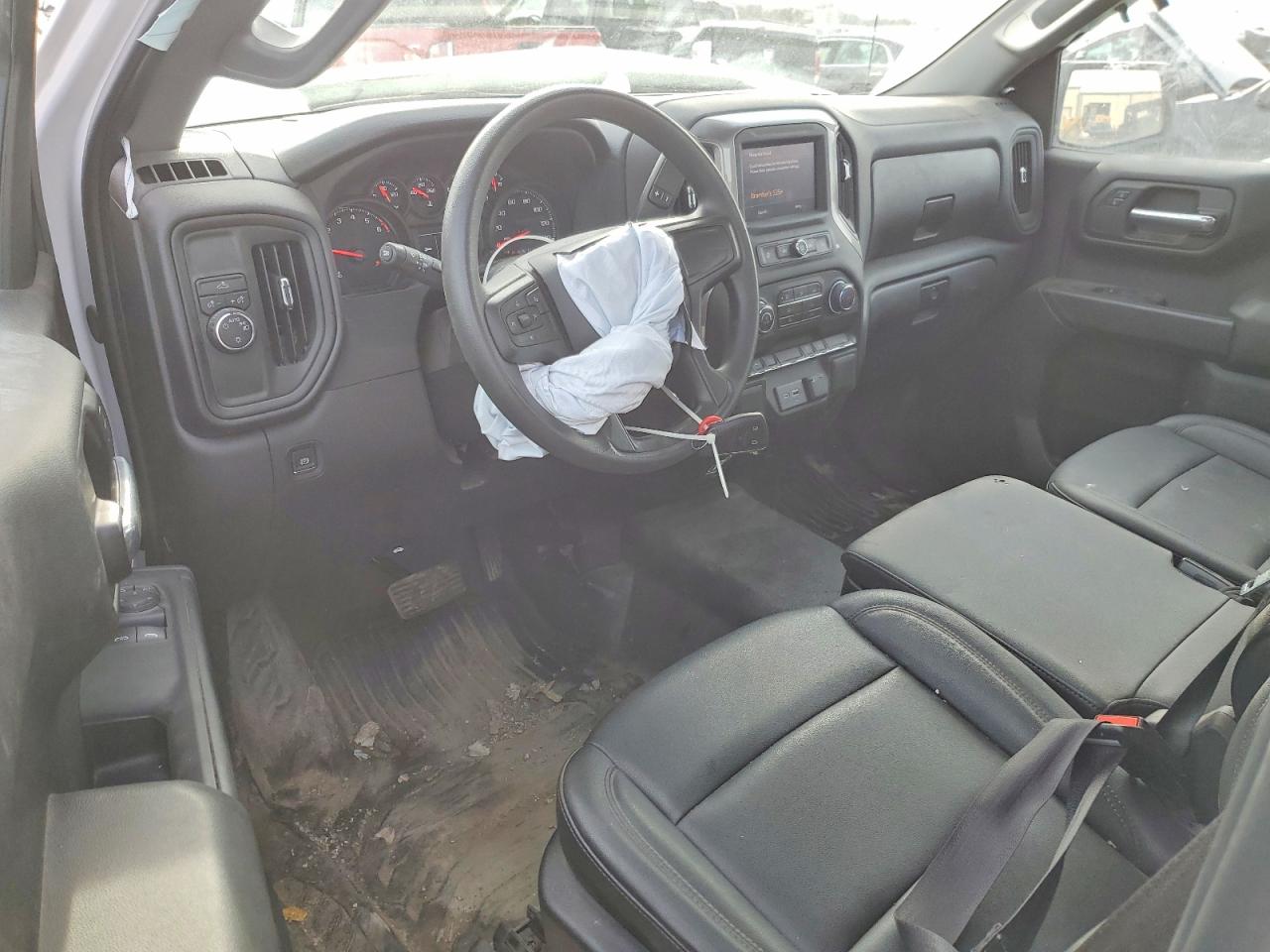 2024 Chevrolet Silverado C1500 White vin: 3GCNAAEK4RG353790