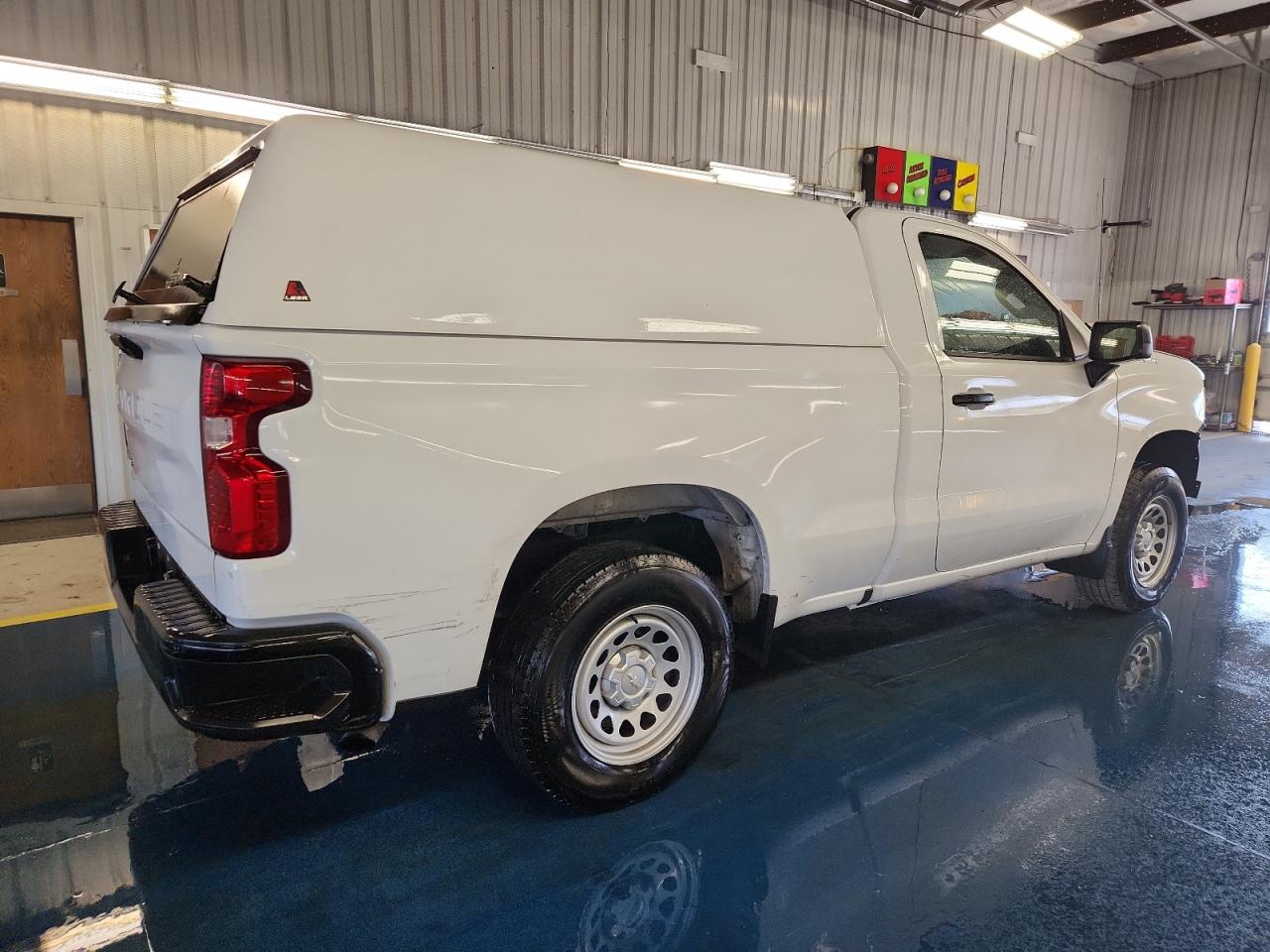 2023 Chevrolet Silverado C1500 White vin: 3GCNAAEK6PG353920