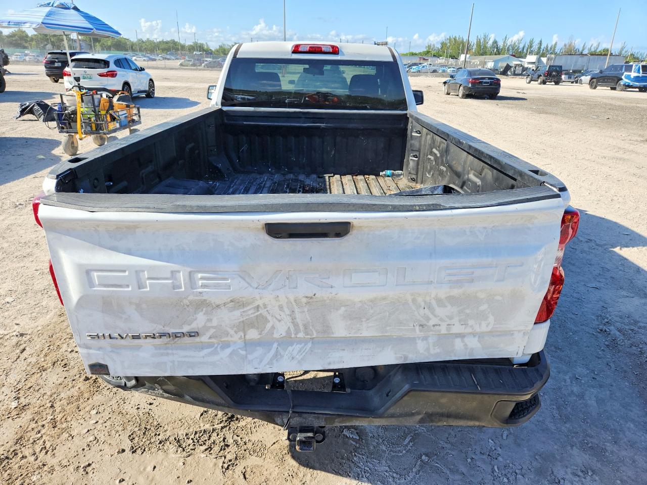 2023 Chevrolet Silverado C1500 Белый vin: 3GCNAAEK7PG215058