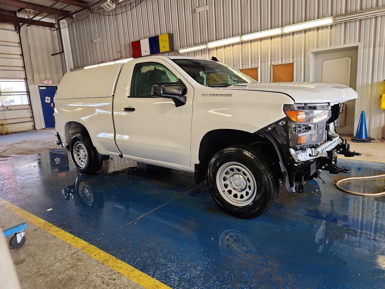 2026 Chevrolet Silverado C1500 White vin: 3GCNAAEKXTG225352