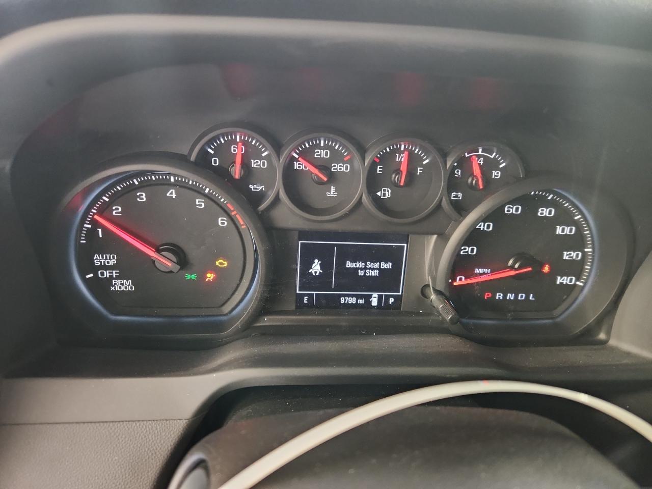 2026 Chevrolet Silverado C1500 White vin: 3GCNAAEKXTG225352 Damage: Warning Light - Engine, On, Unacceptable