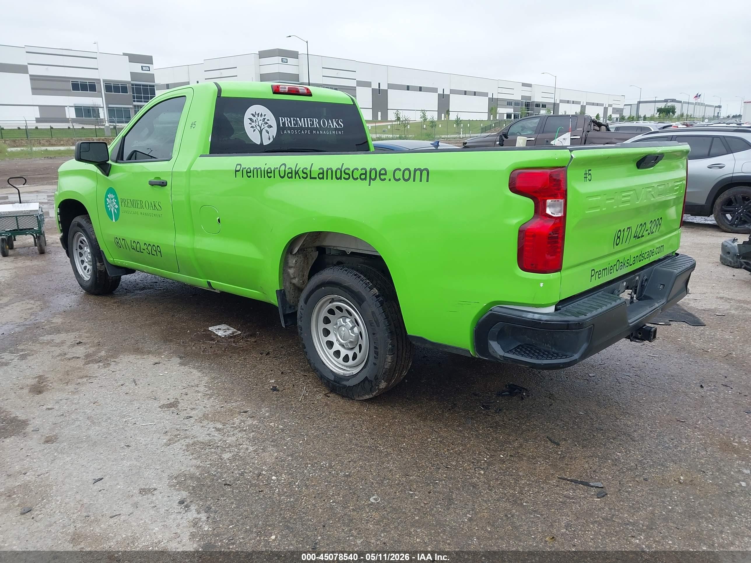 2020 Chevrolet Silverado 1500   Зеленый vin: 3GCNWAEF3LG333817