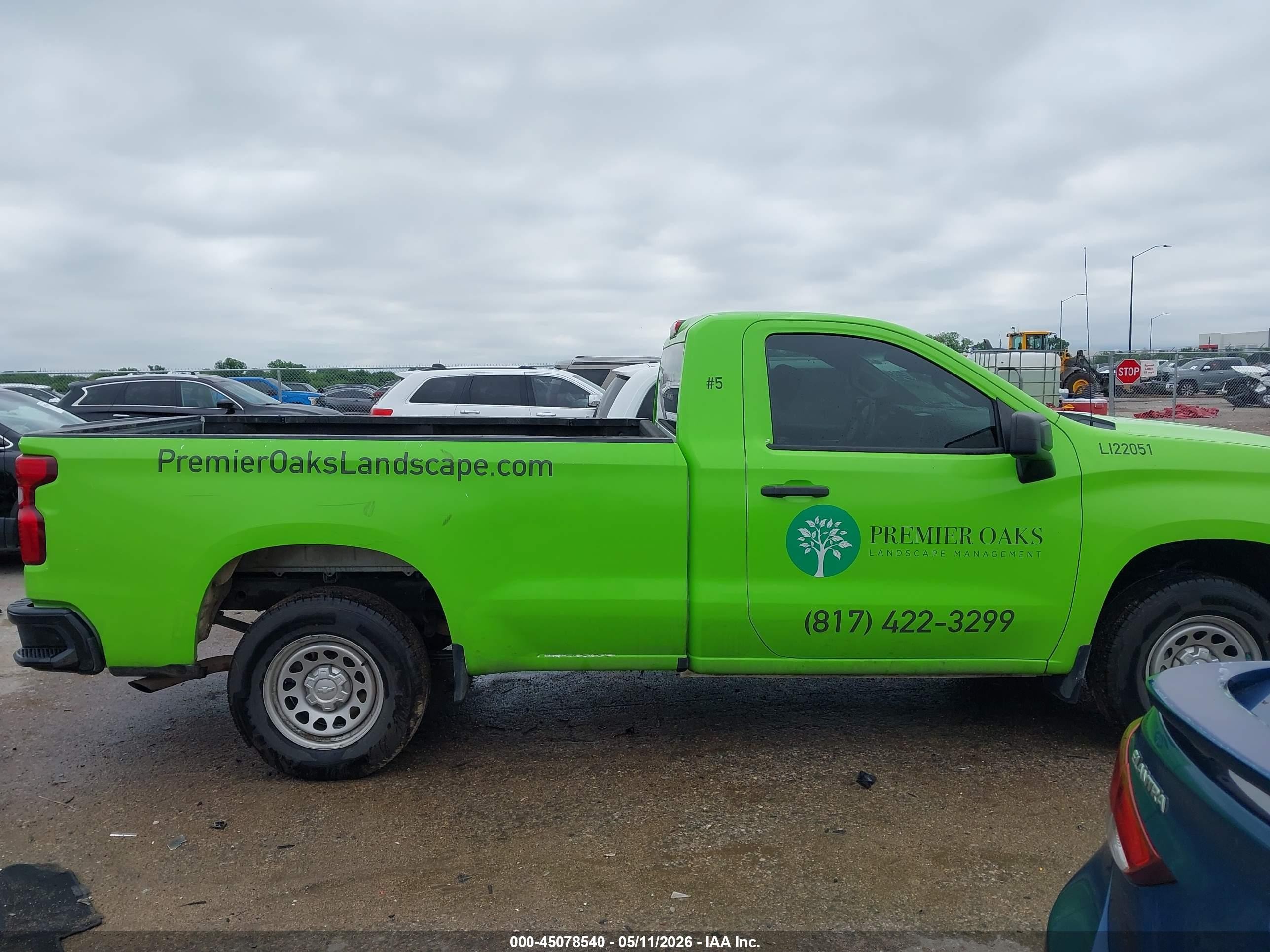 2020 Chevrolet Silverado 1500   Зеленый vin: 3GCNWAEF3LG333817