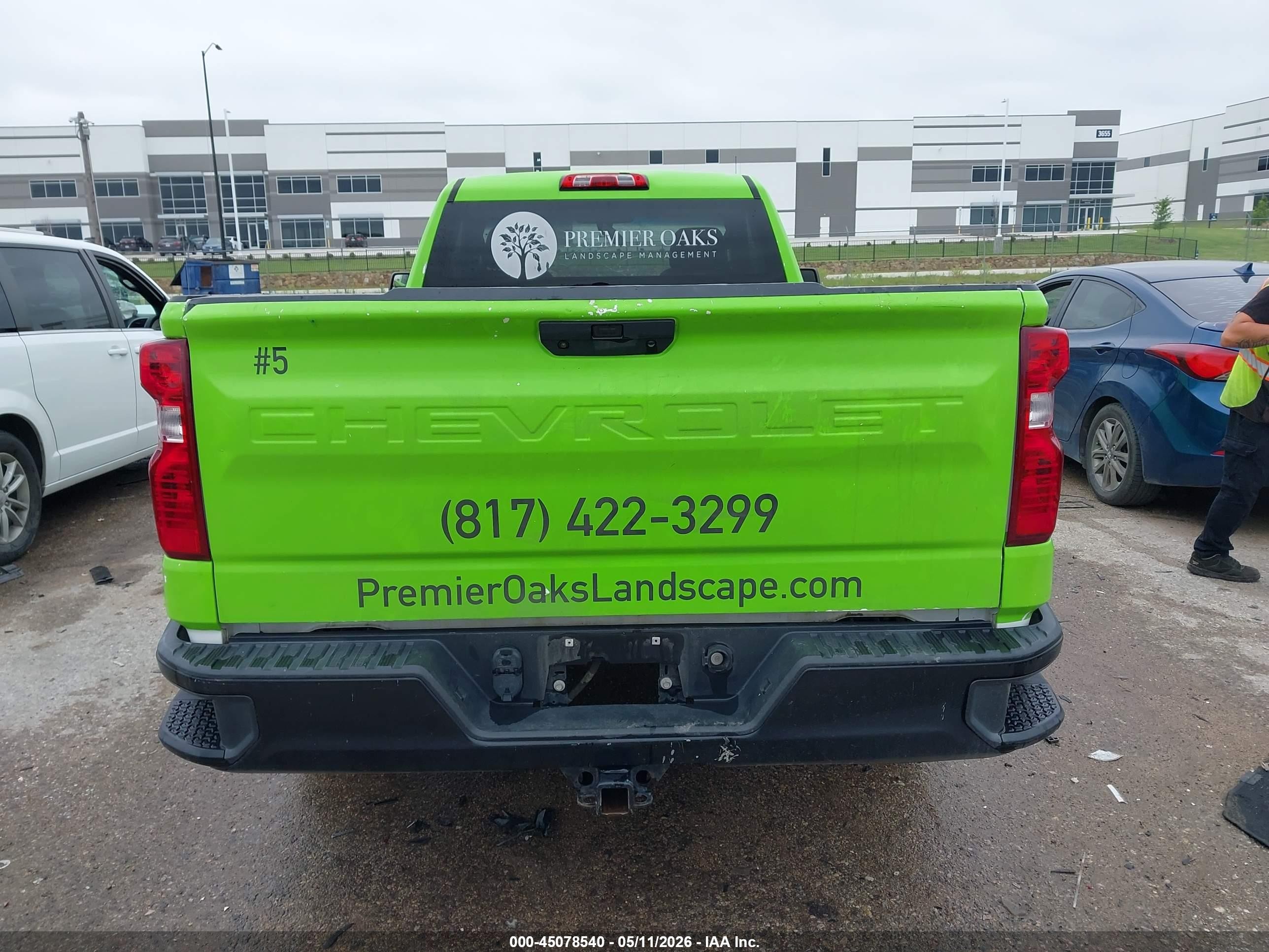 2020 Chevrolet Silverado 1500   Зеленый vin: 3GCNWAEF3LG333817