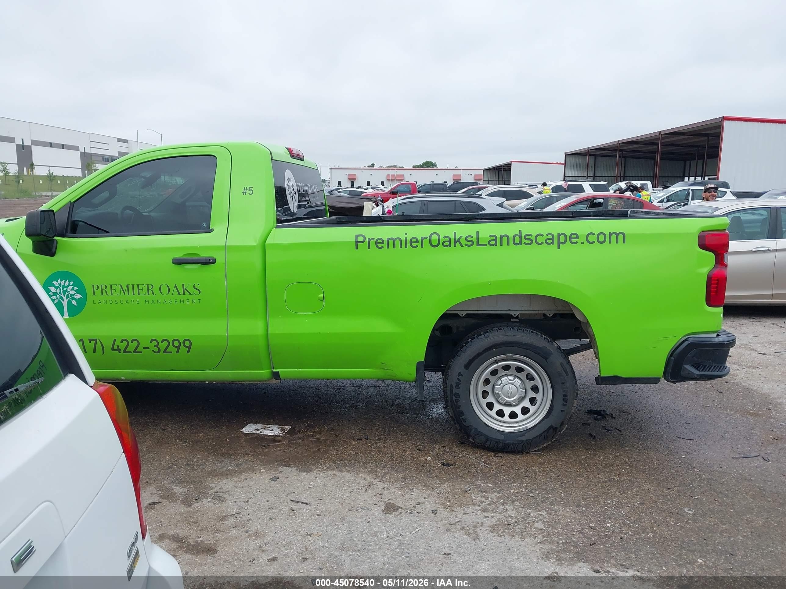 2020 Chevrolet Silverado 1500   Зеленый vin: 3GCNWAEF3LG333817