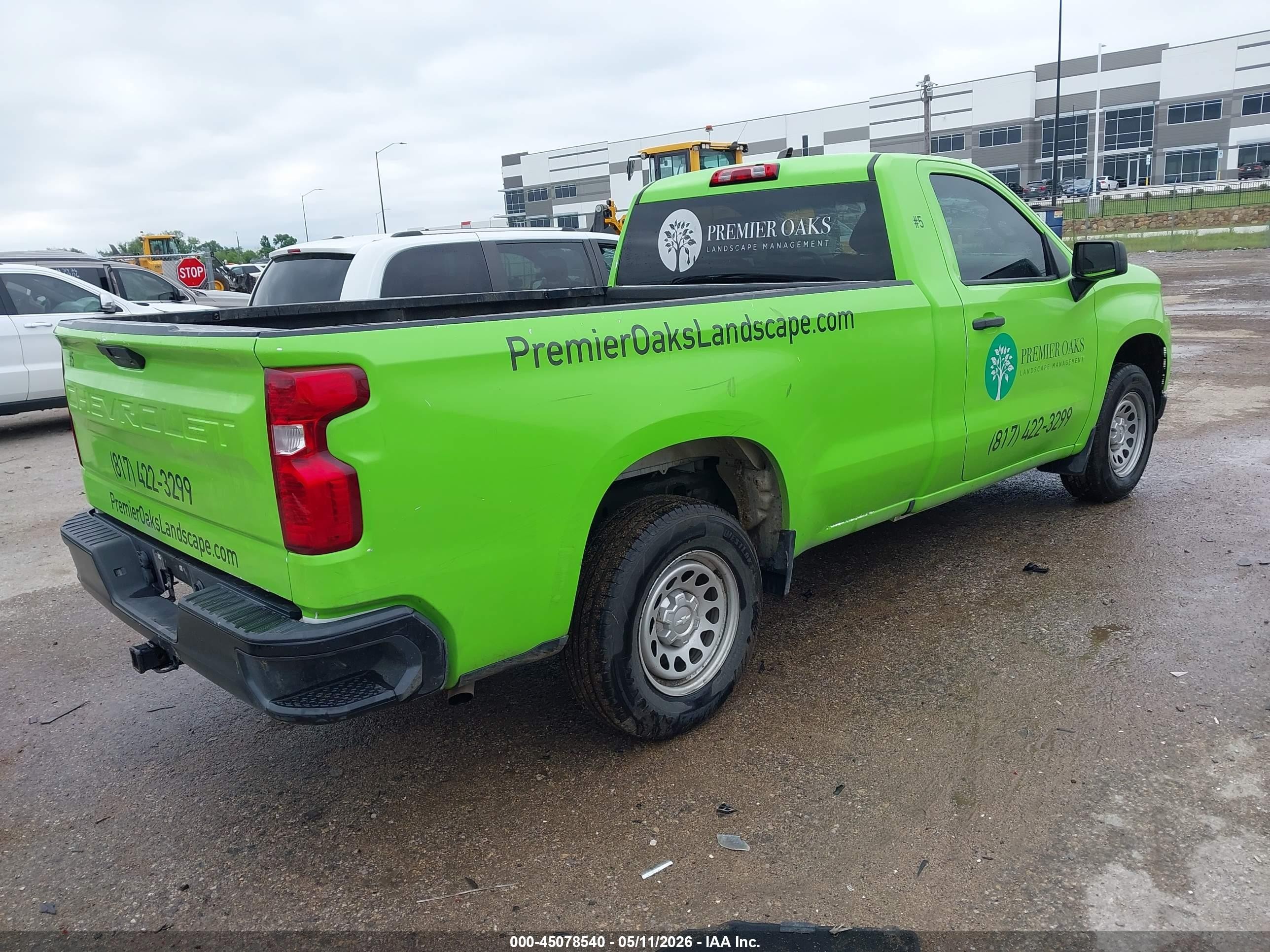 2020 Chevrolet Silverado 1500   Зеленый vin: 3GCNWAEF3LG333817
