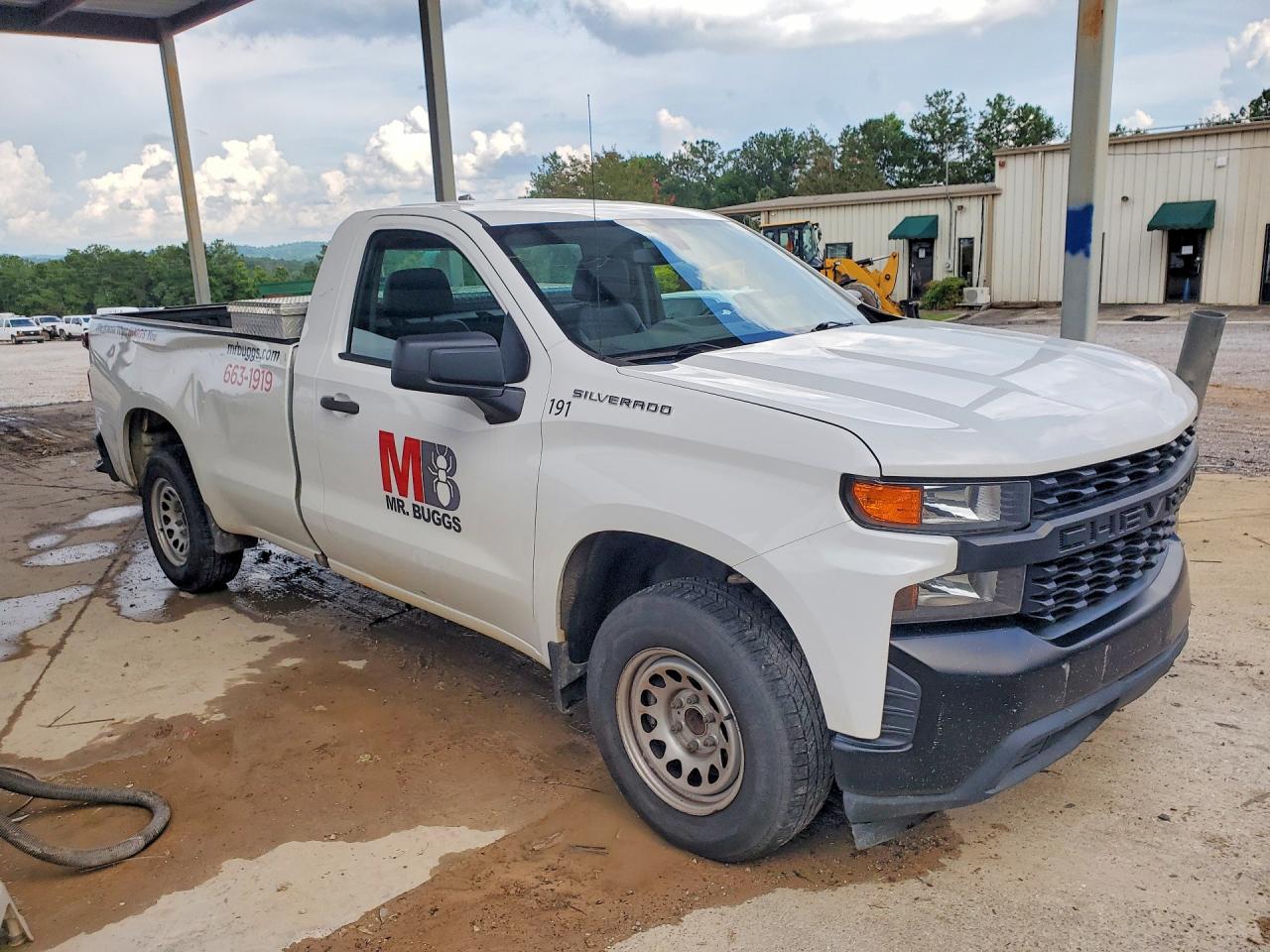 2019 Chevrolet Silverado White vin: 3GCNWAEFXKG187978
