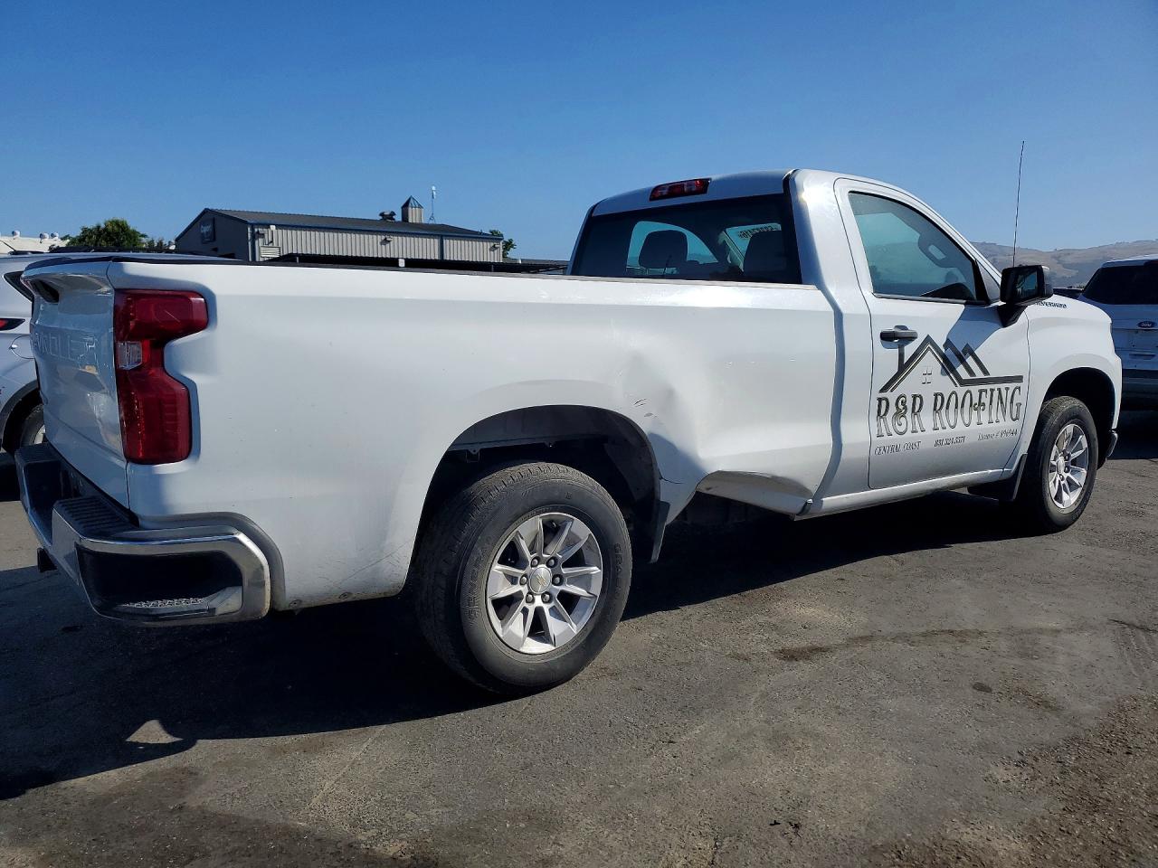 2021 Chevrolet Silverado C1500 White vin: 3GCNWAEFXMG367500