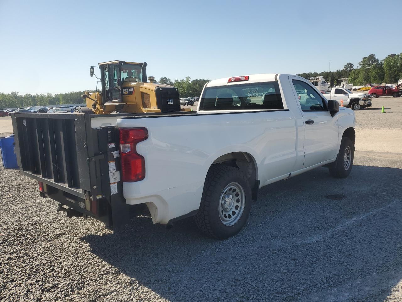 2020 Chevrolet Silverado C1500 White vin: 3GCNWAEH4LG126290 Damage: Rear Bumper, Missing, Replacement Required
