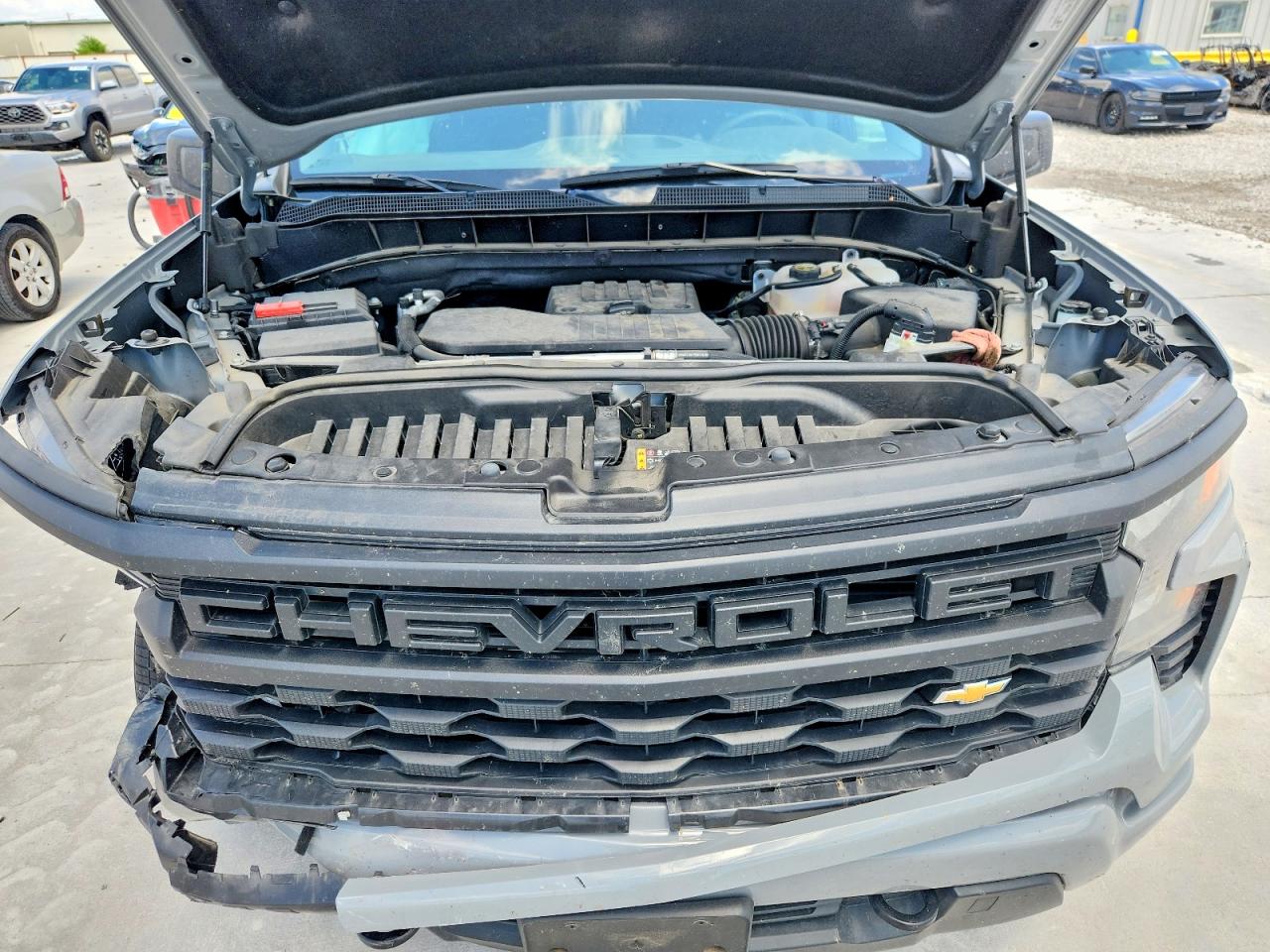 2025 Chevrolet Silverado C1500 Custom Gray vin: 3GCPABEK7SG103464