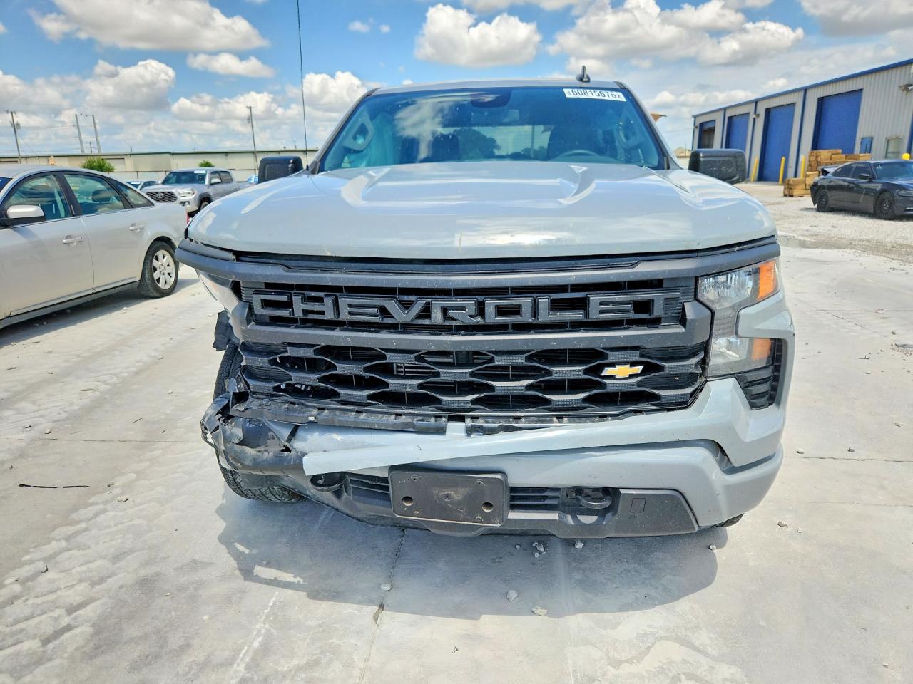 2025 Chevrolet Silverado C1500 Custom Gray vin: 3GCPABEK7SG103464