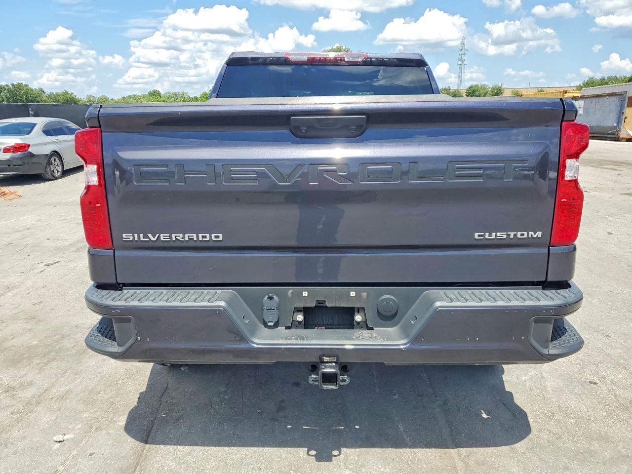 2023 Chevrolet Silverado C1500 Custom Угольный vin: 3GCPABEKXPG277343