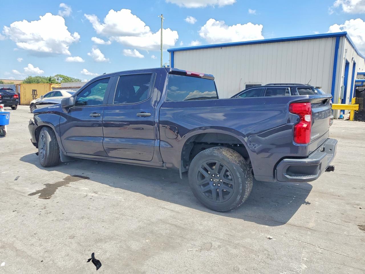 2023 Chevrolet Silverado C1500 Custom Угольный vin: 3GCPABEKXPG277343