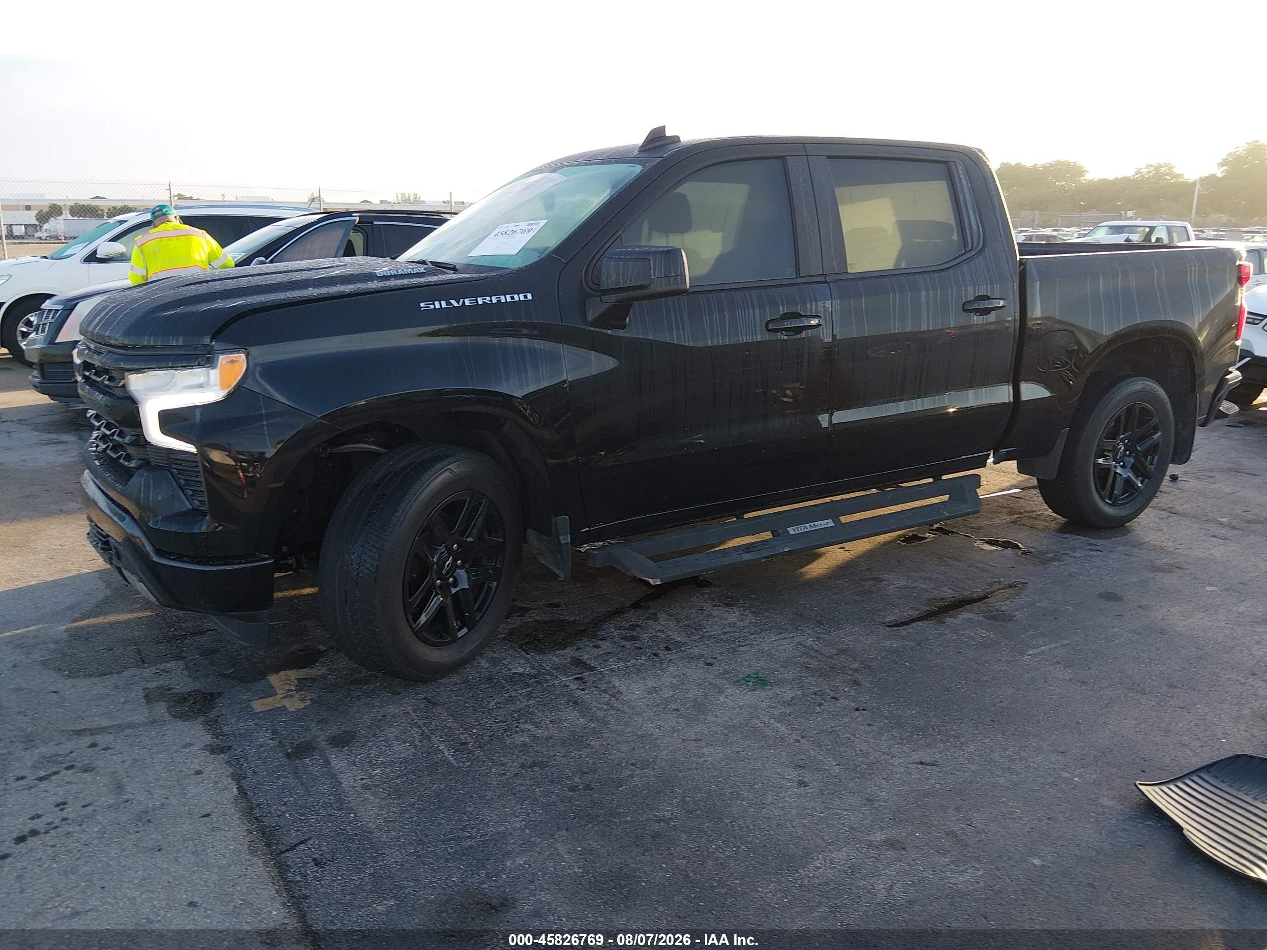 2023 Chevrolet Silverado 1500 2wd  Short Bed Rst Black vin: 3GCPADE80PG241418