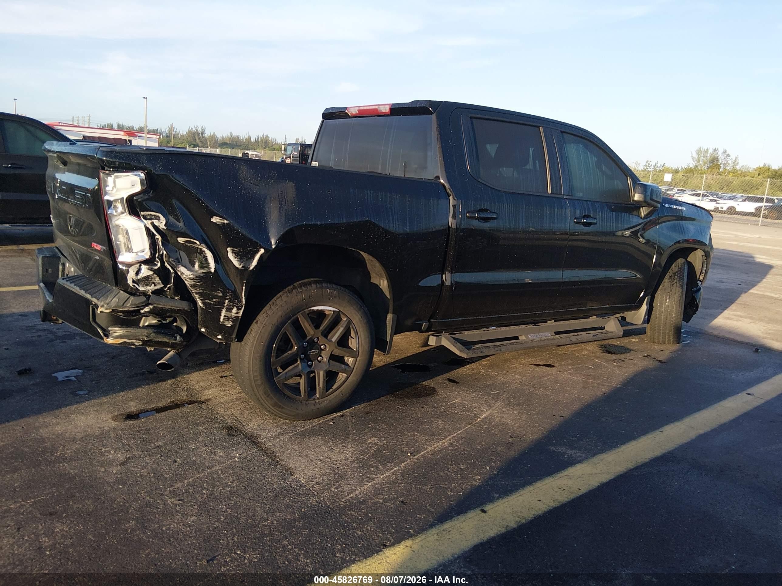 2023 Chevrolet Silverado 1500 2wd  Short Bed Rst Black vin: 3GCPADE80PG241418