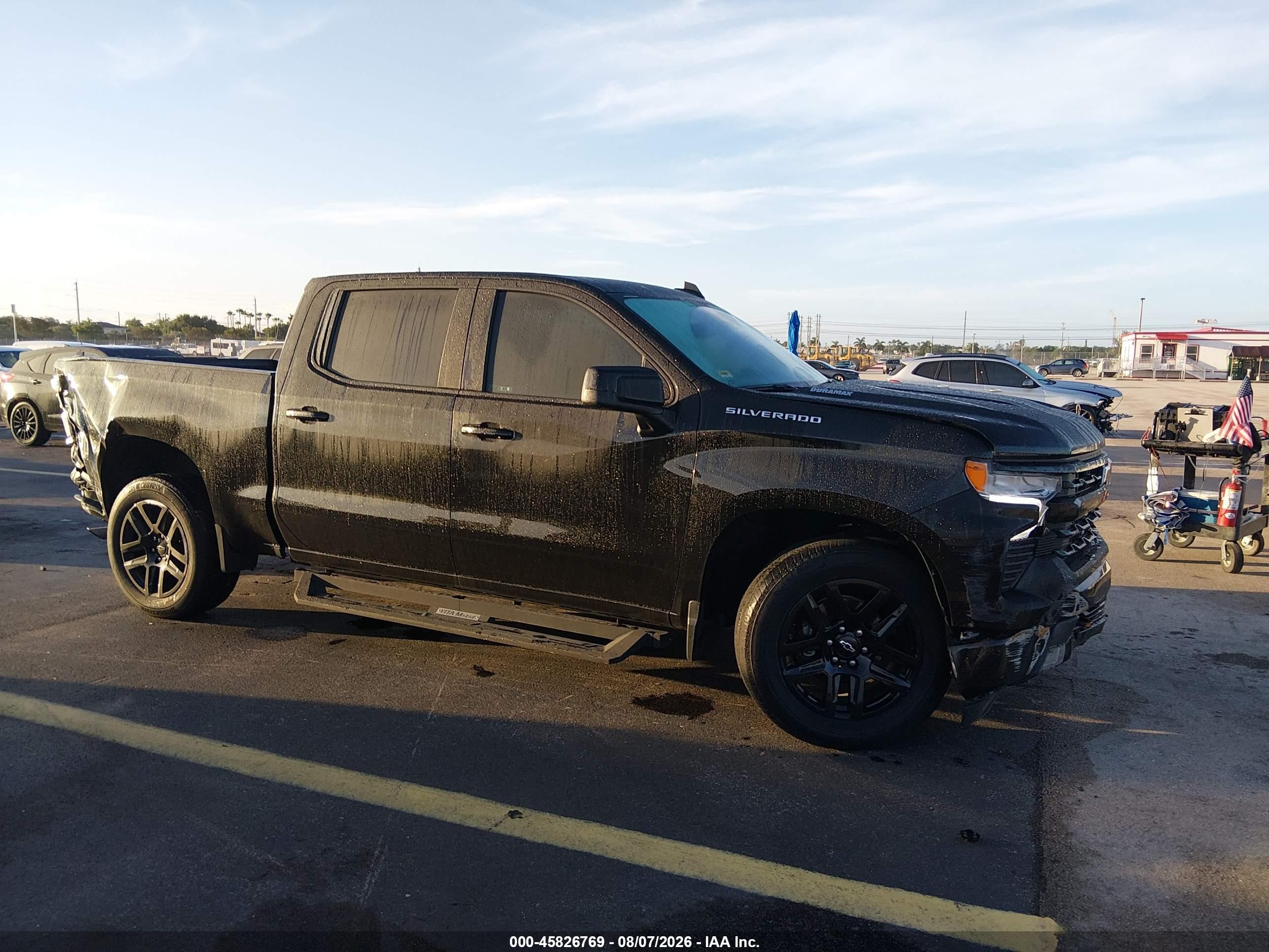 2023 Chevrolet Silverado 1500 2wd  Short Bed Rst Black vin: 3GCPADE80PG241418