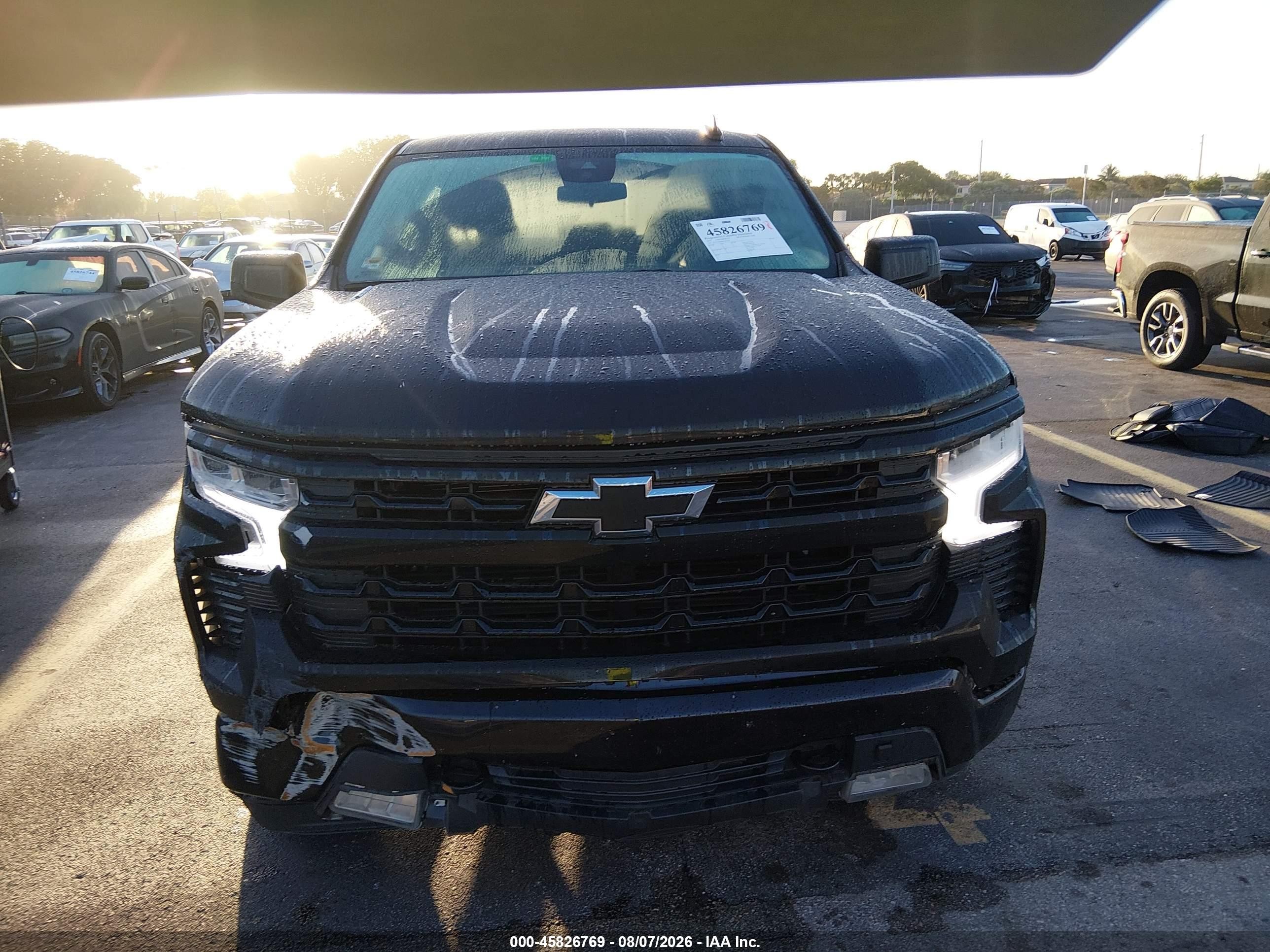2023 Chevrolet Silverado 1500 2wd  Short Bed Rst Black vin: 3GCPADE80PG241418