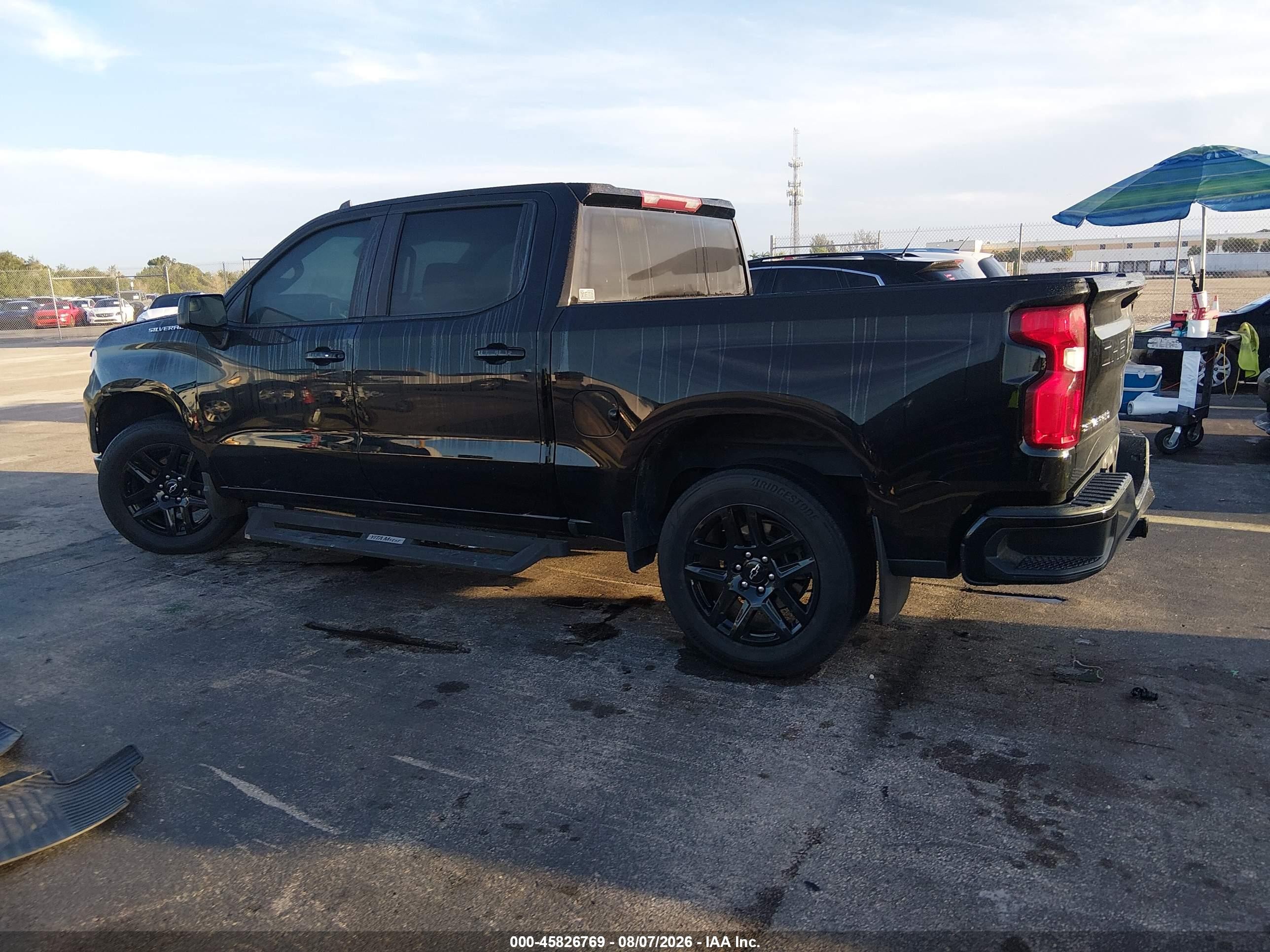 2023 Chevrolet Silverado 1500 2wd  Short Bed Rst Black vin: 3GCPADE80PG241418