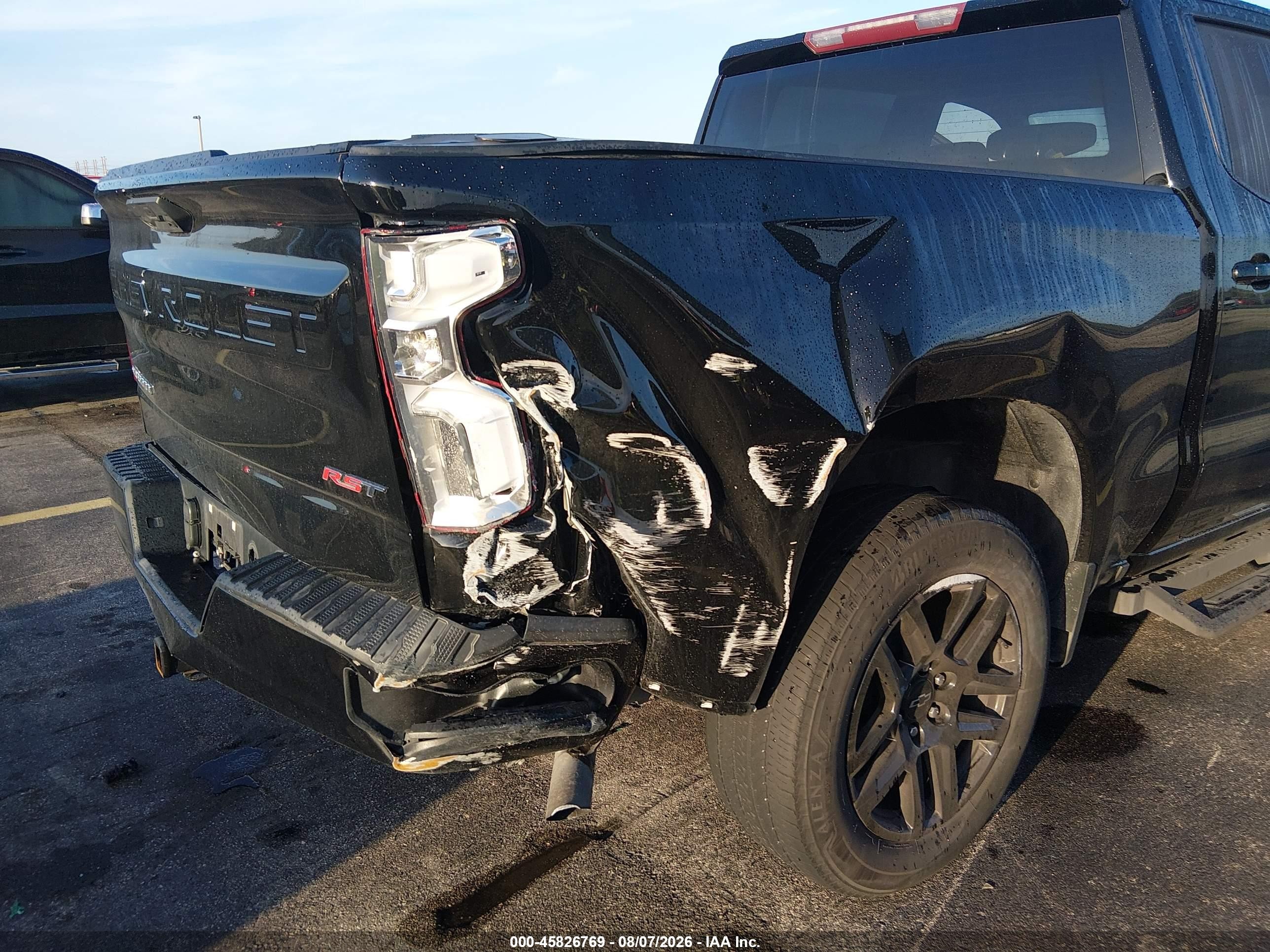 2023 Chevrolet Silverado 1500 2wd  Short Bed Rst Black vin: 3GCPADE80PG241418