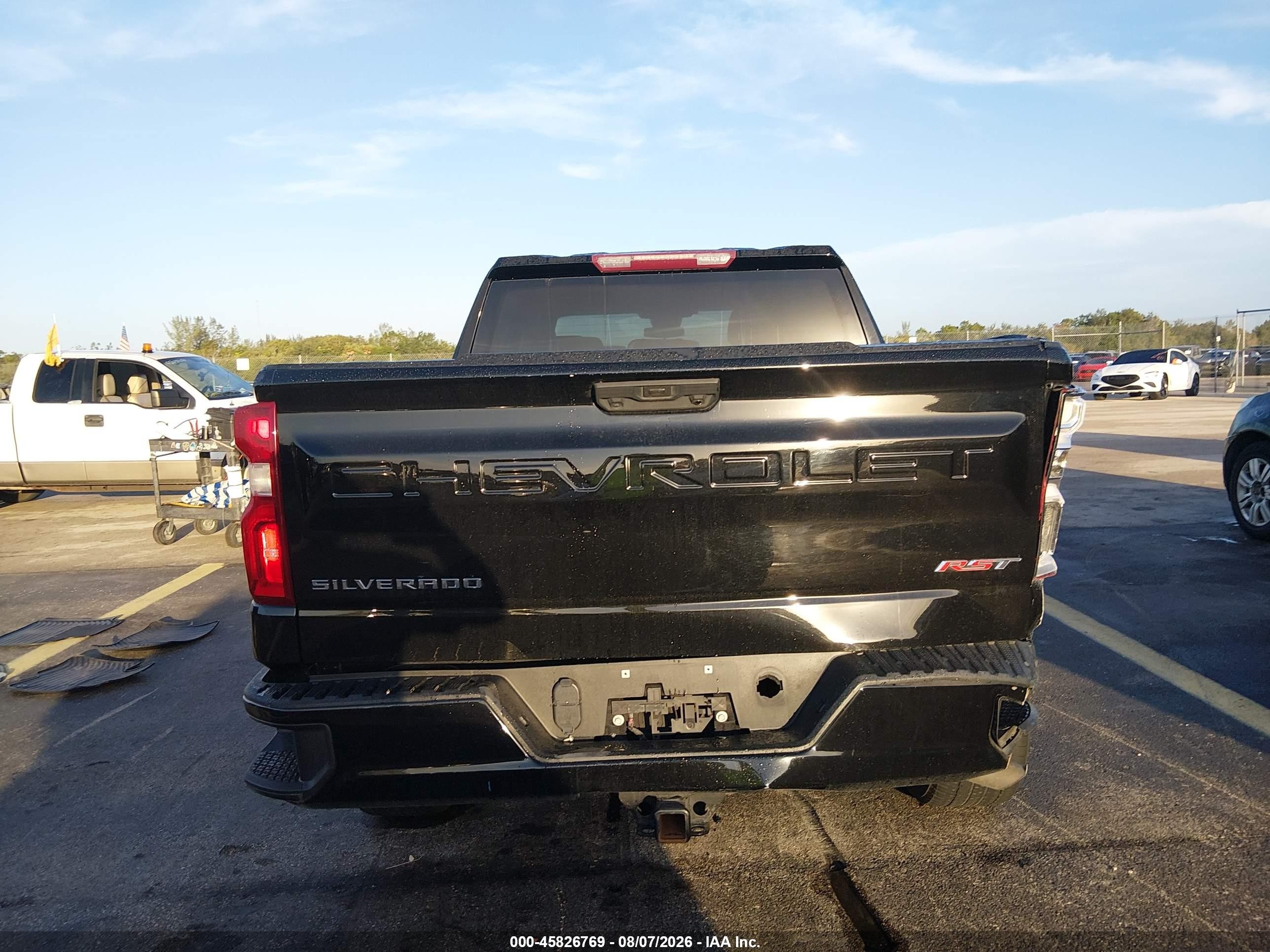 2023 Chevrolet Silverado 1500 2wd  Short Bed Rst Black vin: 3GCPADE80PG241418