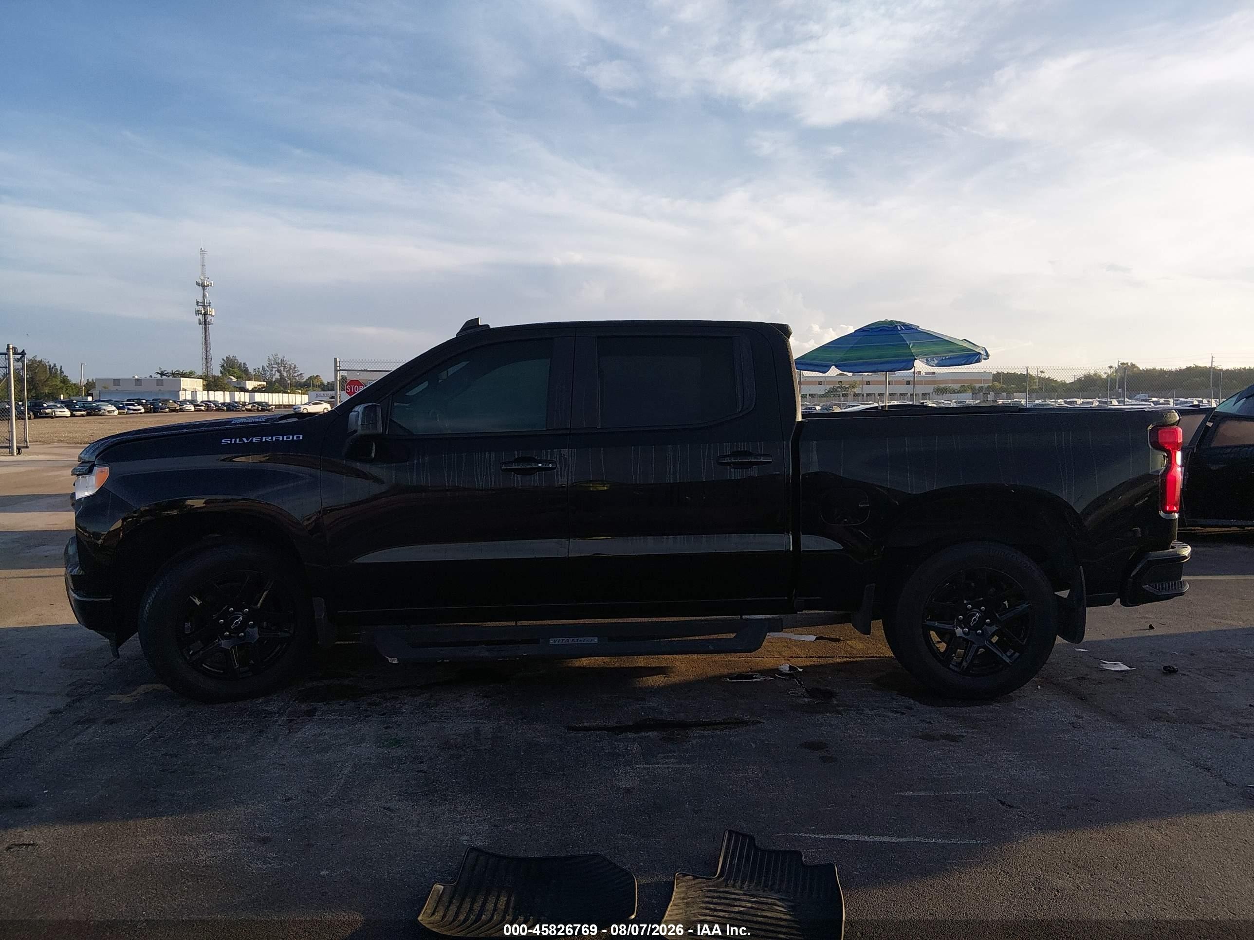 2023 Chevrolet Silverado 1500 2wd  Short Bed Rst Black vin: 3GCPADE80PG241418