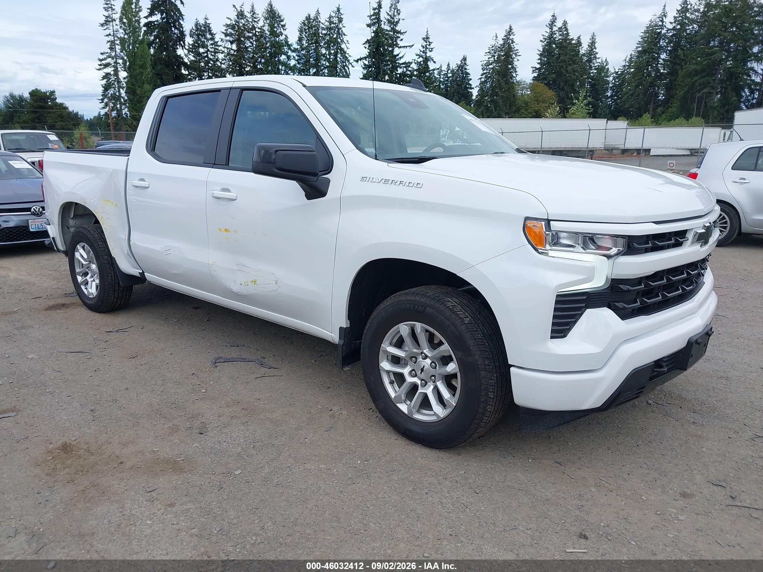 2026 Chevrolet Silverado 1500 2wd  Short Bed Rst White vin: 3GCPADED3TG237953
