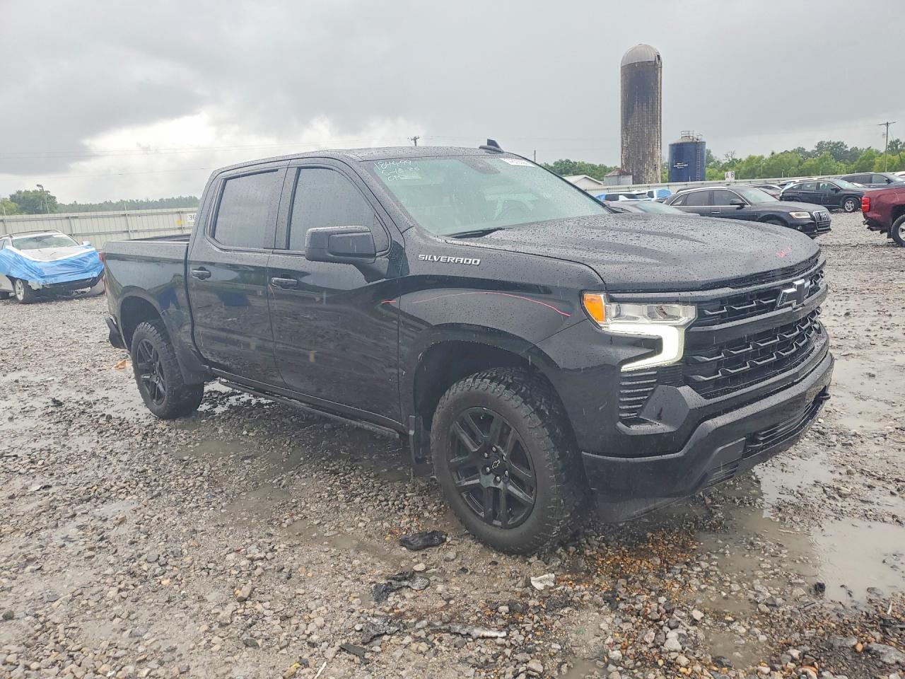 2022 Chevrolet Silverado C1500 Rst Black vin: 3GCPADED9NG613154