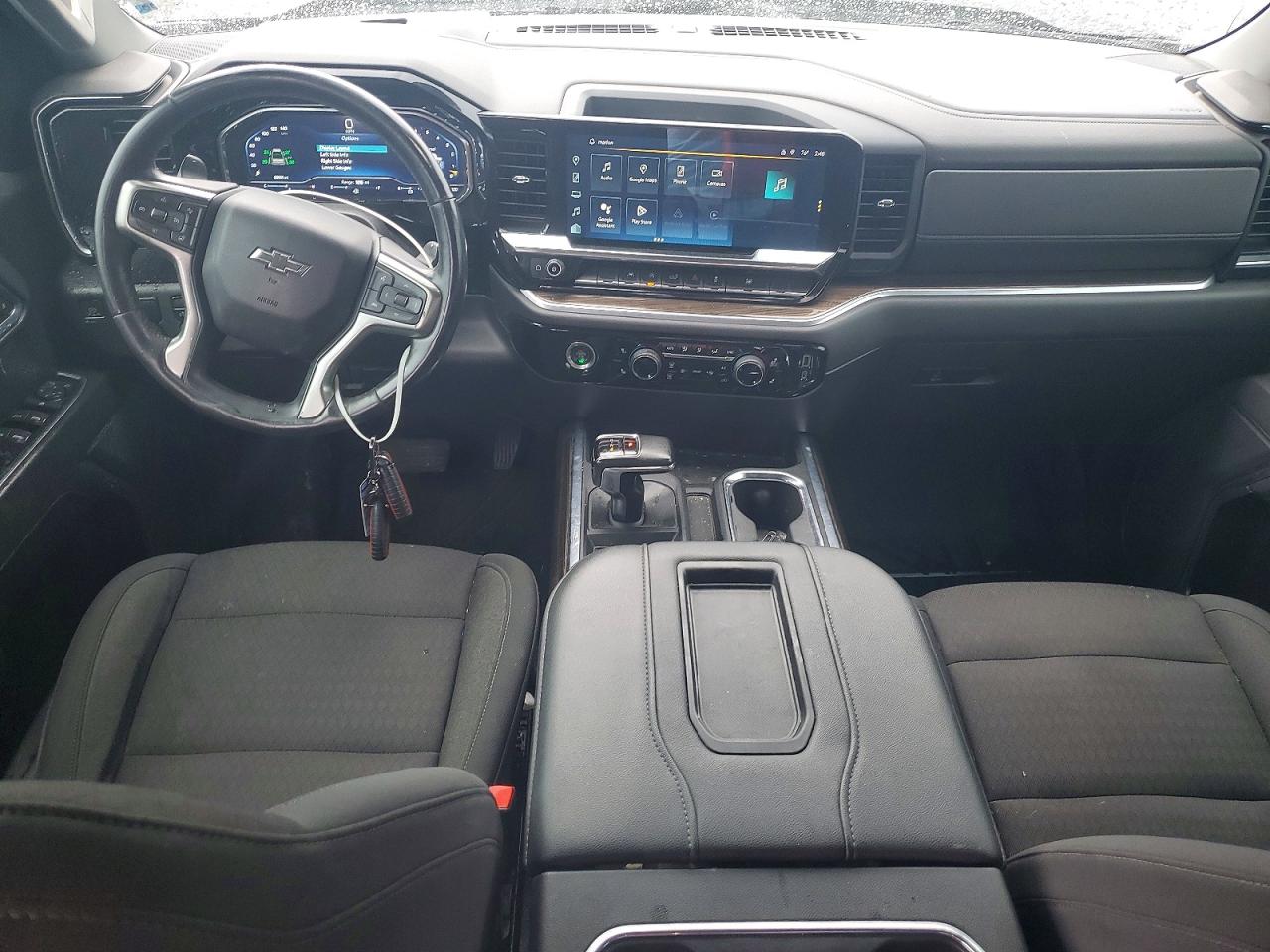 2022 Chevrolet Silverado C1500 Rst Black vin: 3GCPADED9NG613154