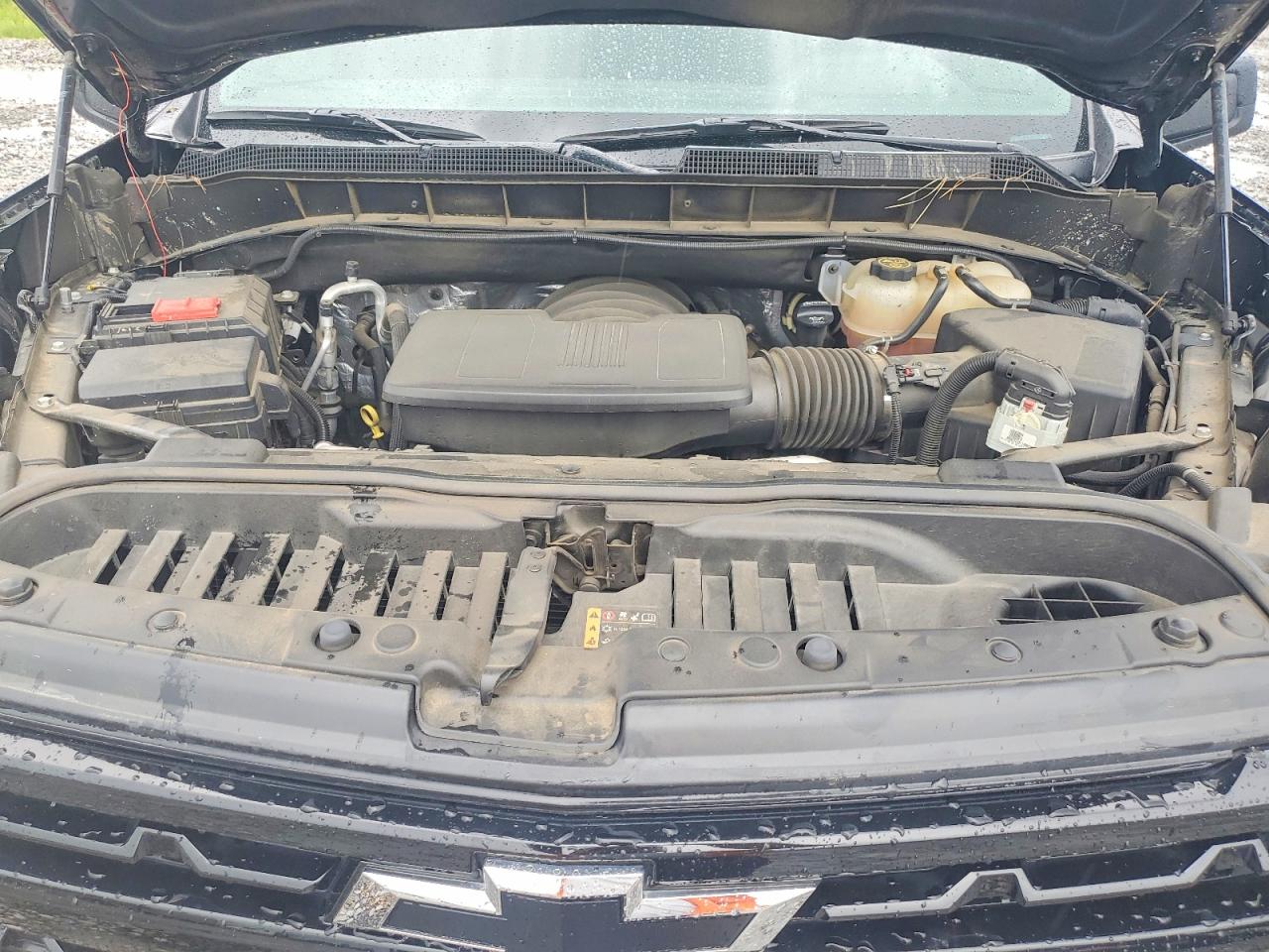 2022 Chevrolet Silverado C1500 Rst Black vin: 3GCPADED9NG613154