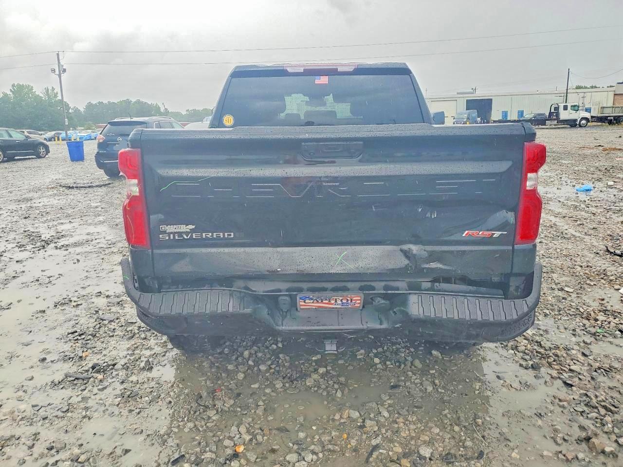 2022 Chevrolet Silverado C1500 Rst Black vin: 3GCPADED9NG613154