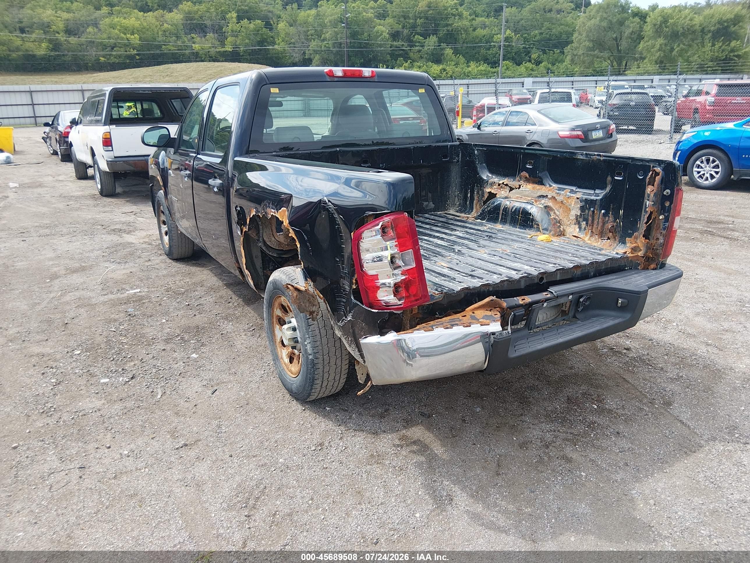 2012 Chevrolet Silverado 1500 Work Truck Black vin: 3GCPCPEA0CG268465