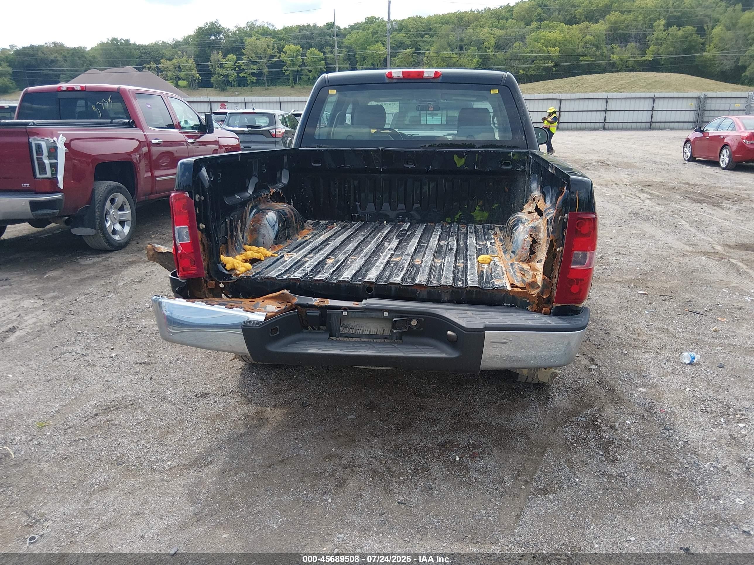 2012 Chevrolet Silverado 1500 Work Truck Black vin: 3GCPCPEA0CG268465