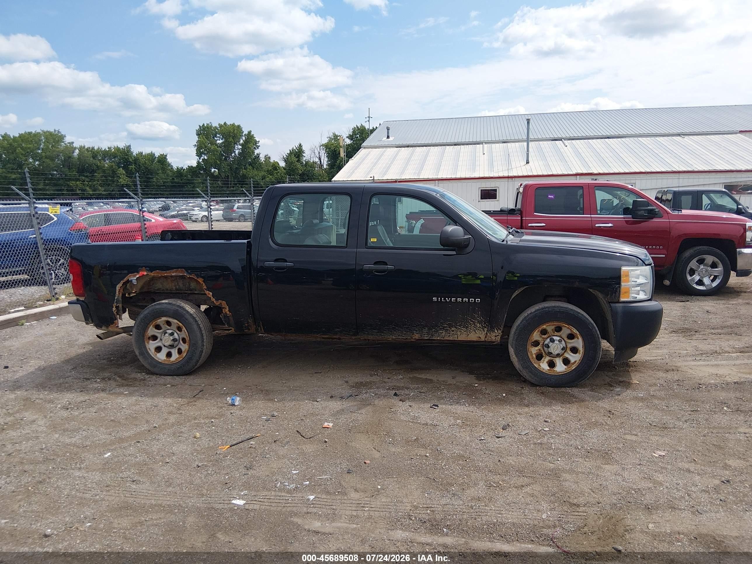 2012 Chevrolet Silverado 1500 Work Truck Black vin: 3GCPCPEA0CG268465