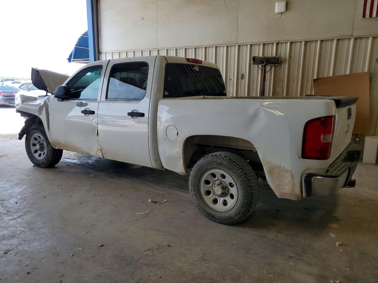 2013 Chevrolet Silverado C1500 White vin: 3GCPCPEA8DG321575